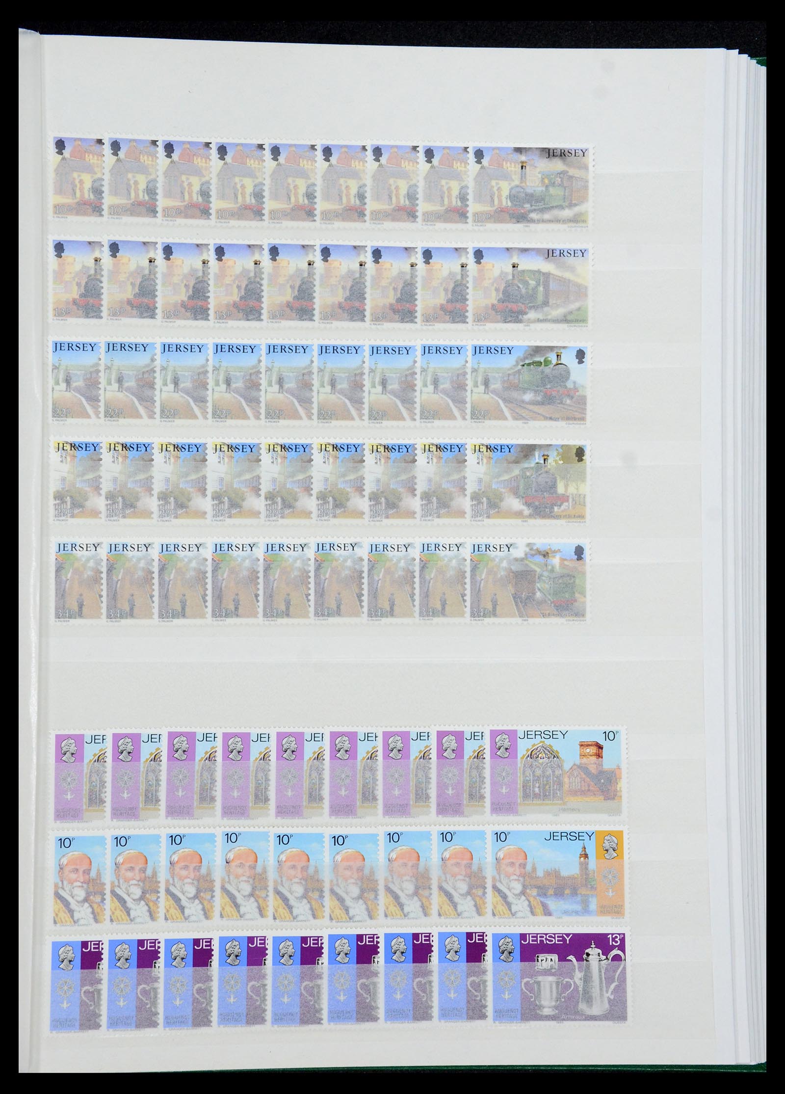 35537 105 - Stamp Collection 35537 Jersey 1941-2016!