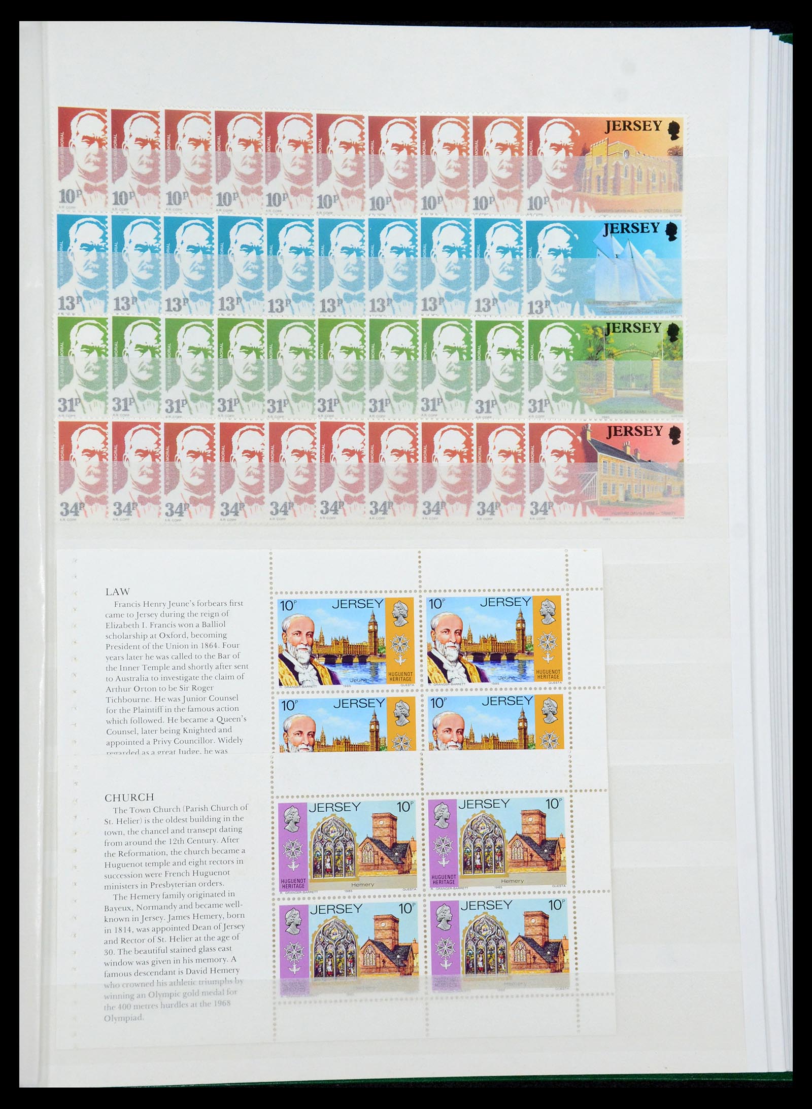 35537 107 - Stamp Collection 35537 Jersey 1941-2016!