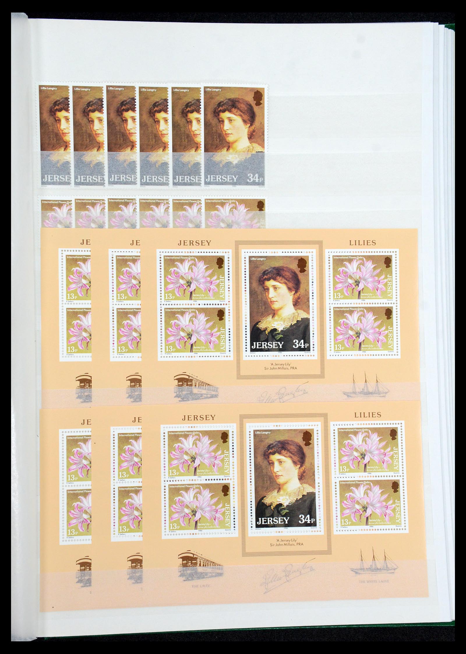 35537 109 - Stamp Collection 35537 Jersey 1941-2016!