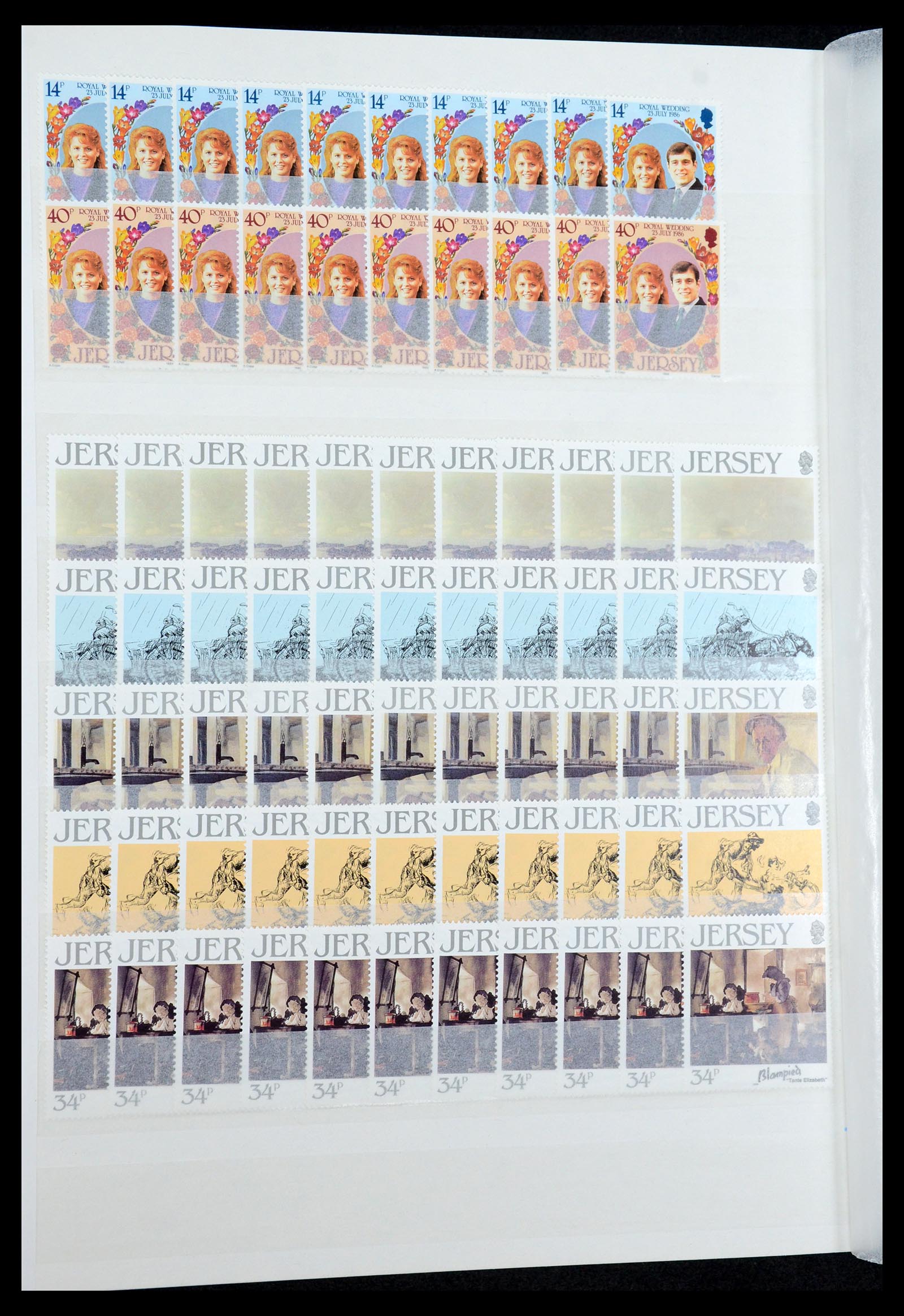 35537 112 - Stamp Collection 35537 Jersey 1941-2016!