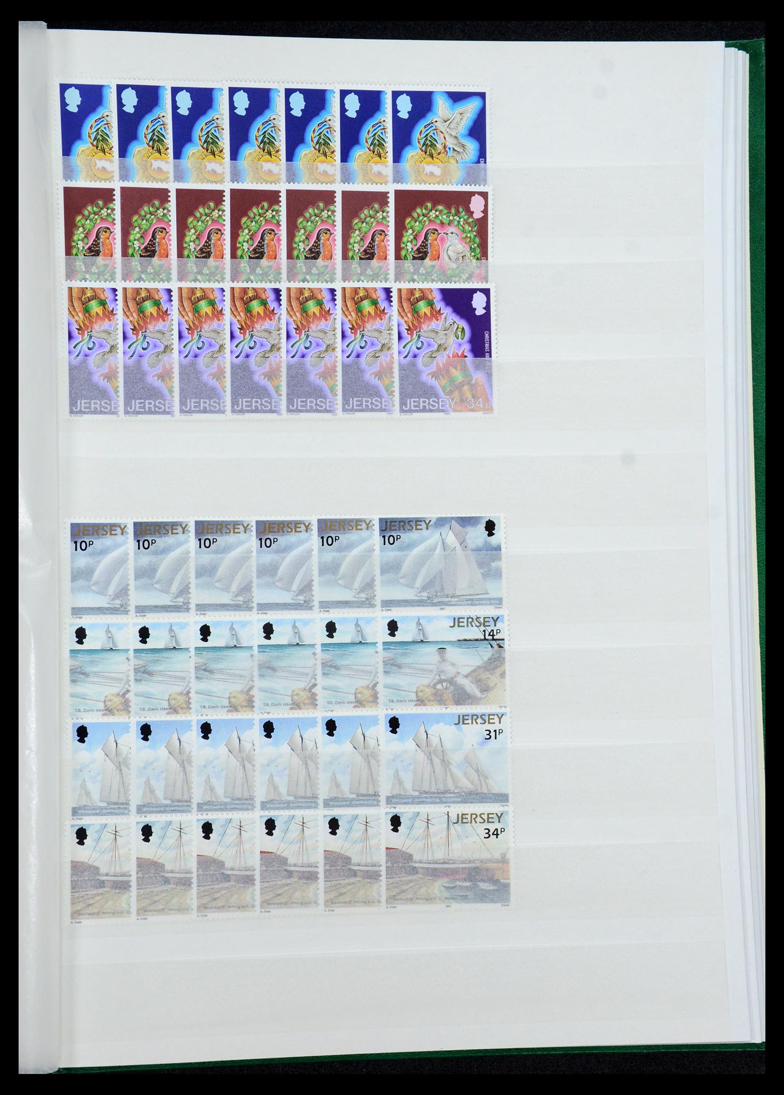 35537 113 - Stamp Collection 35537 Jersey 1941-2016!