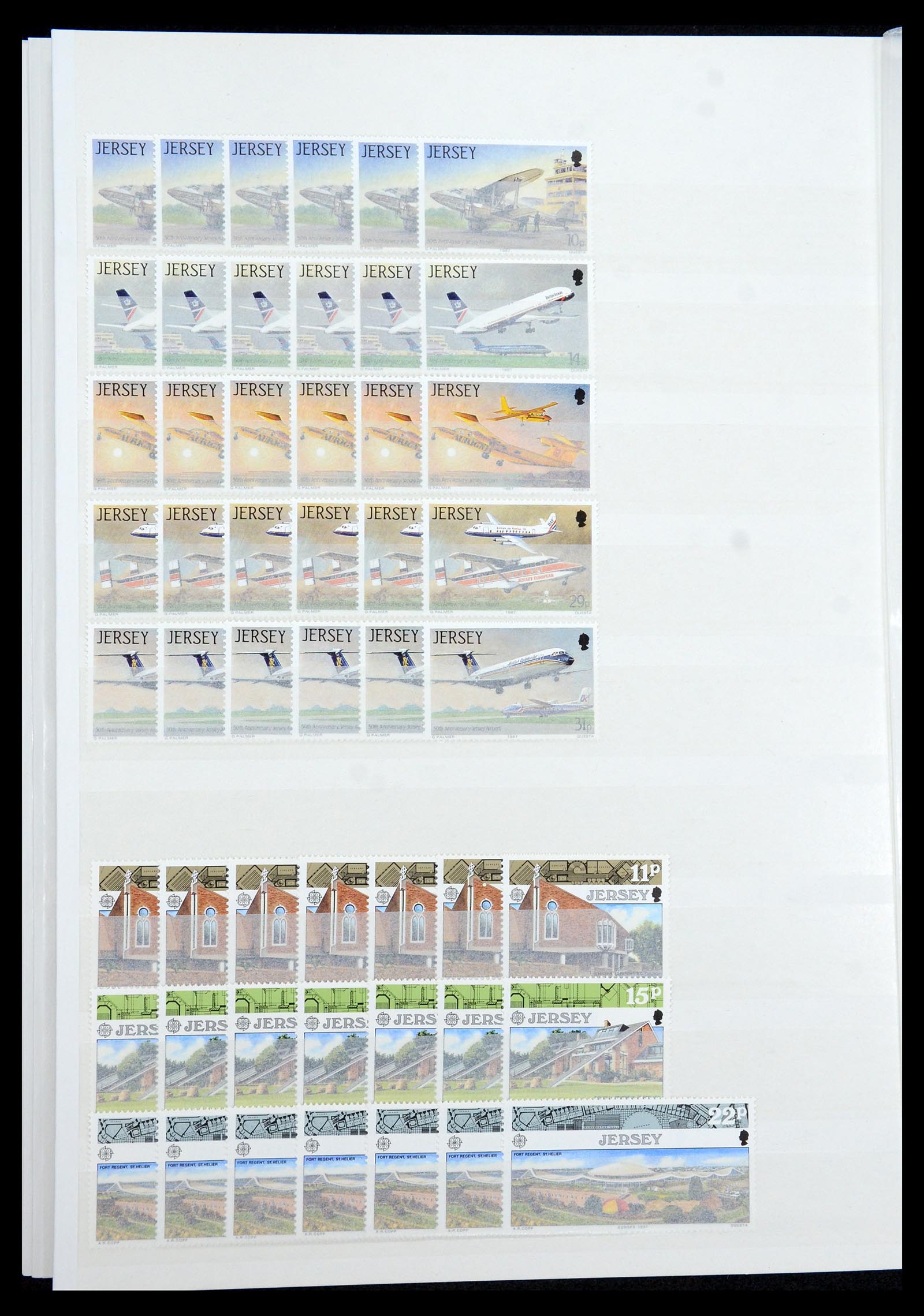 35537 114 - Stamp Collection 35537 Jersey 1941-2016!