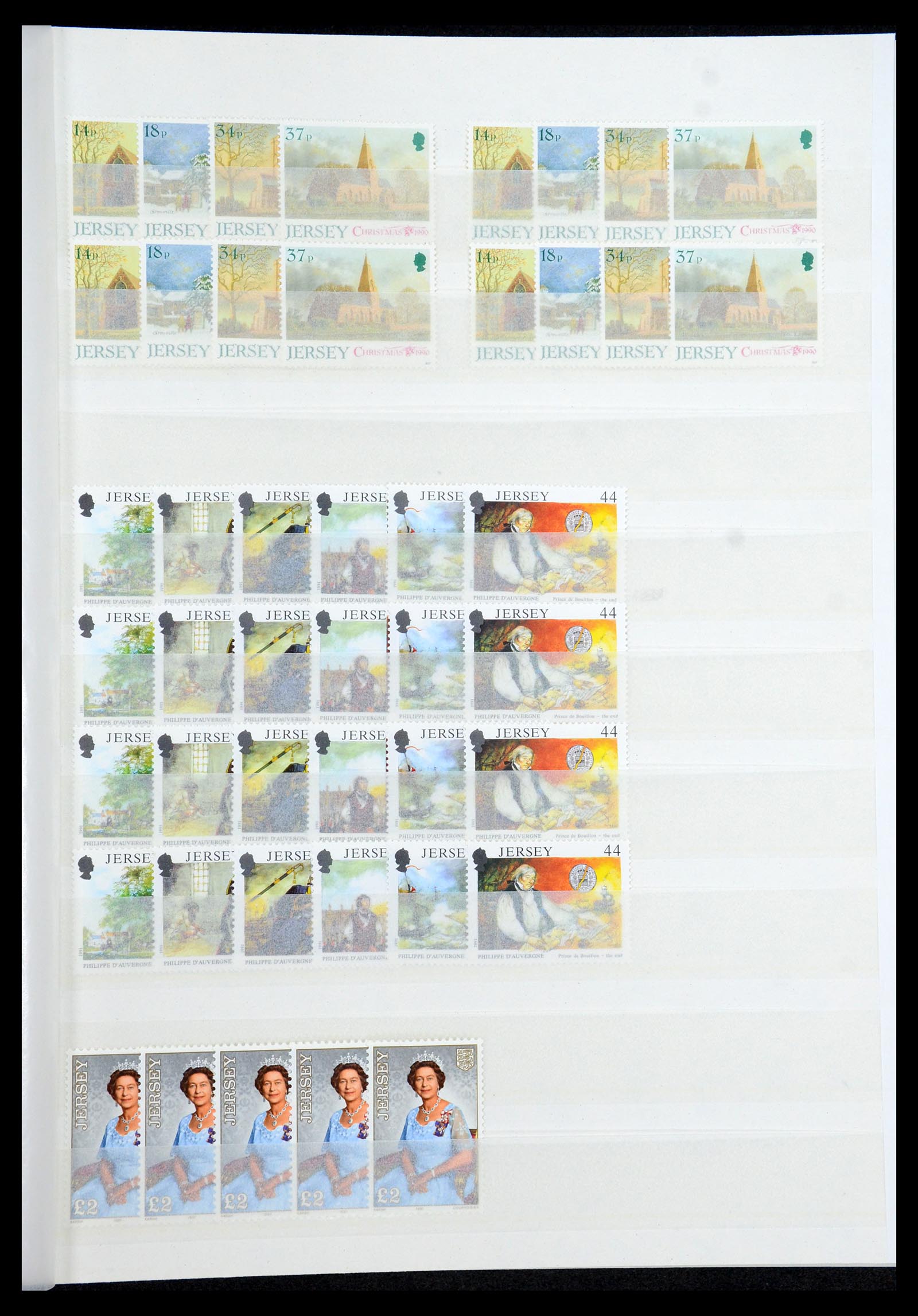 35537 133 - Stamp Collection 35537 Jersey 1941-2016!