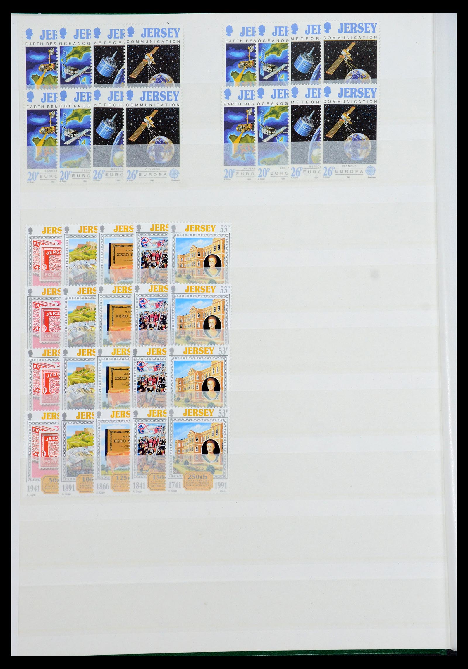 35537 134 - Stamp Collection 35537 Jersey 1941-2016!