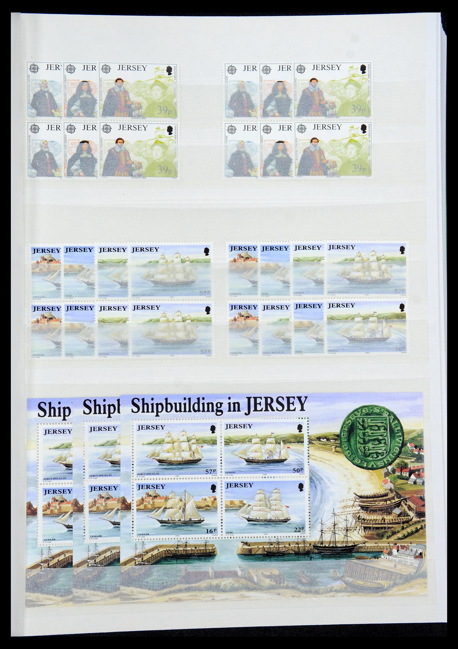 35537 137 - Stamp Collection 35537 Jersey 1941-2016!