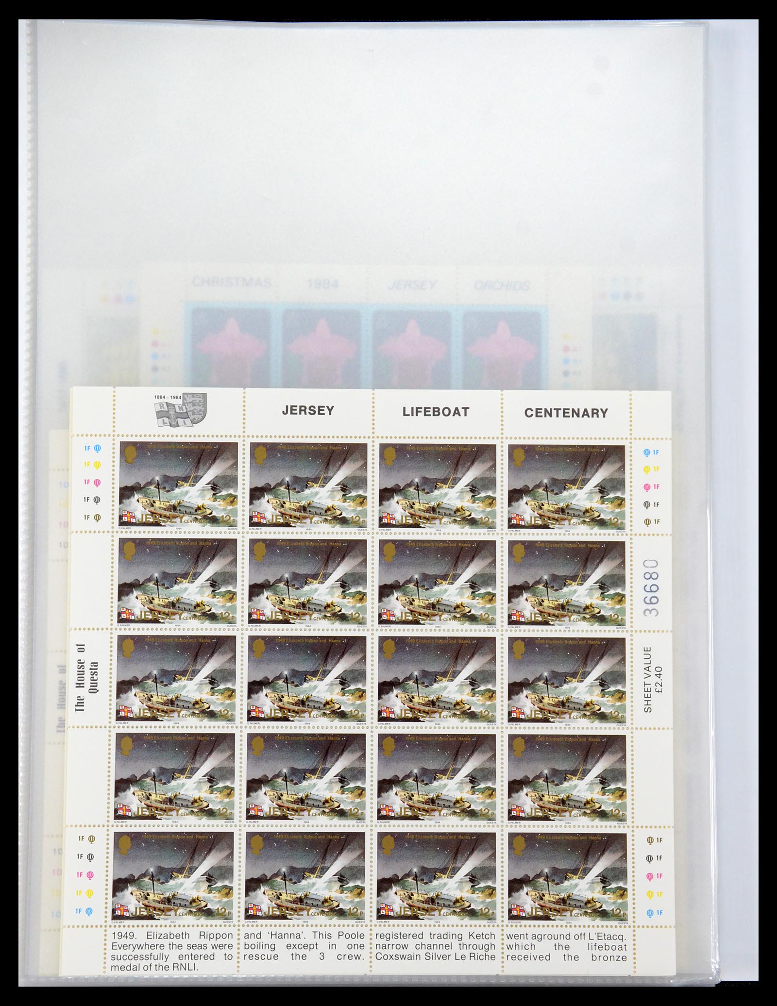35537 256 - Stamp Collection 35537 Jersey 1941-2016!