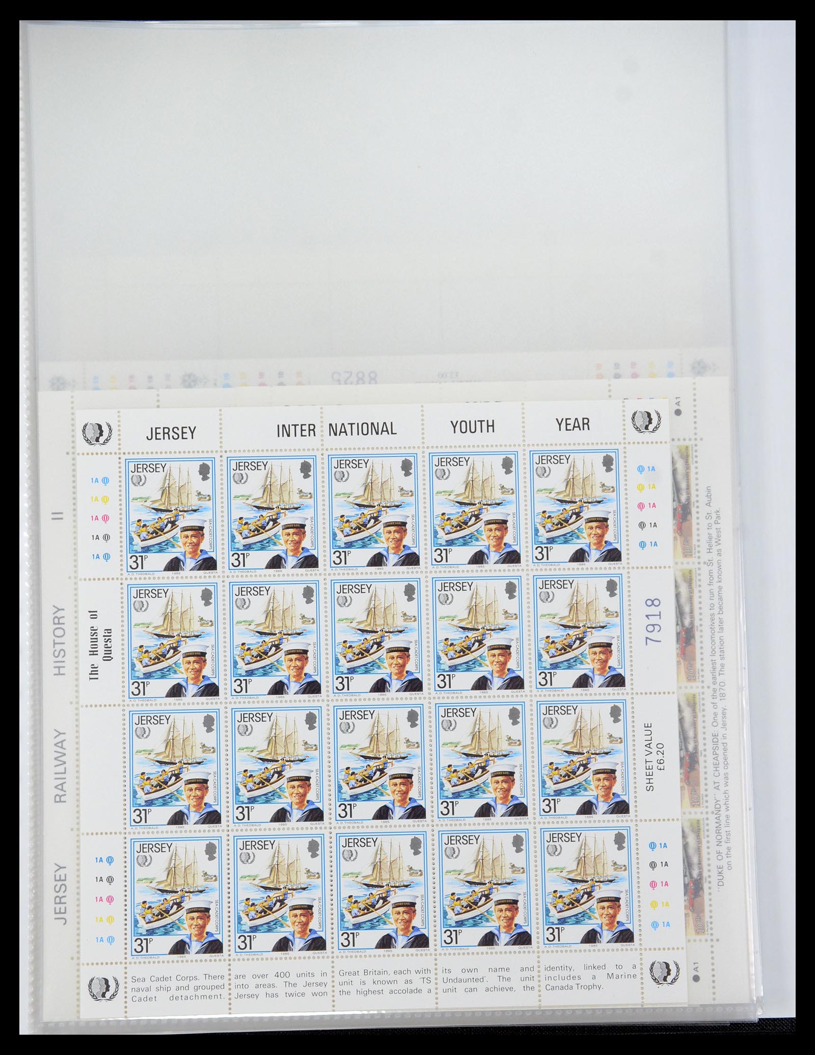 35537 276 - Stamp Collection 35537 Jersey 1941-2016!