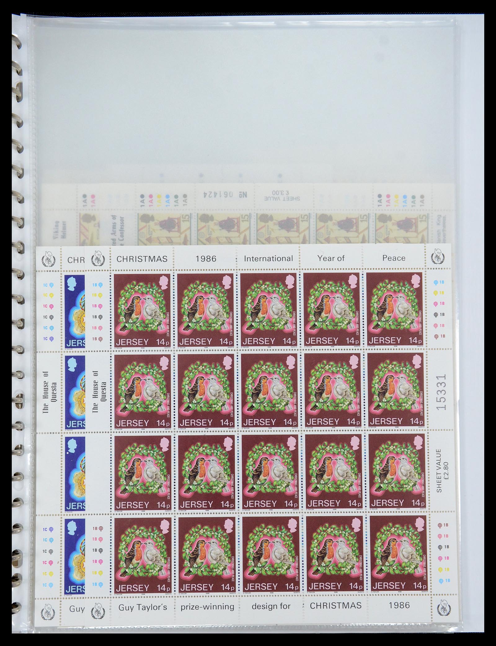 35537 301 - Postzegelverzameling 35537 Jersey 1941-2016!