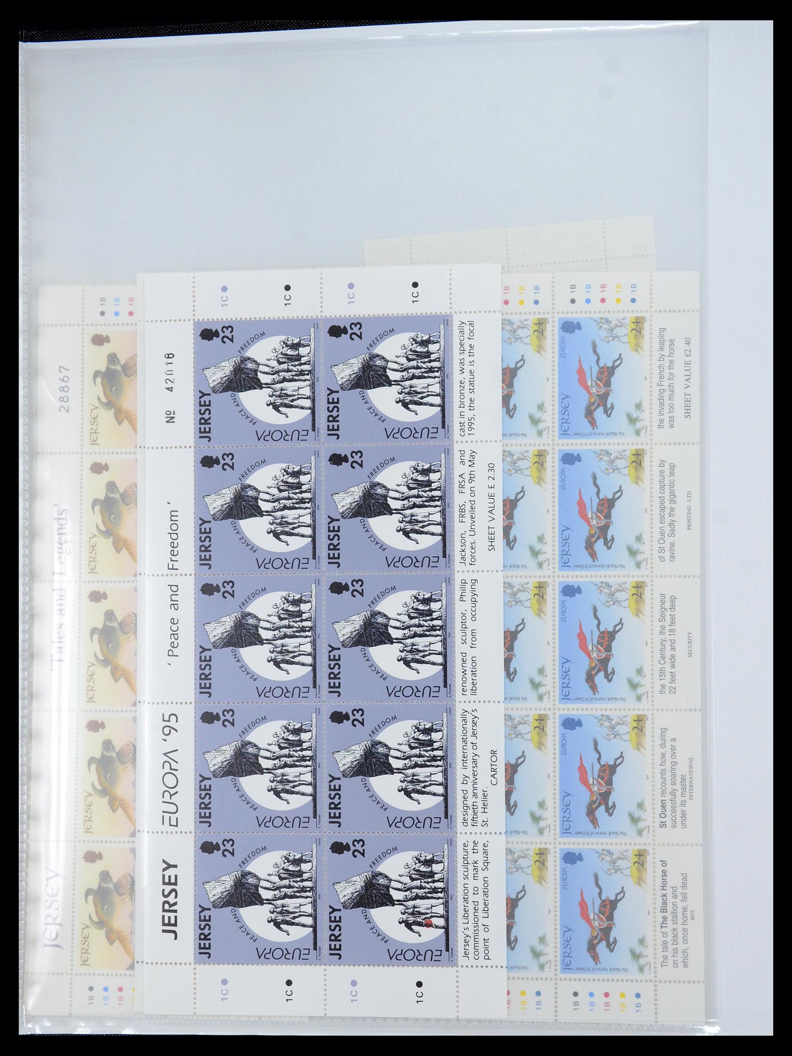 35537 309 - Postzegelverzameling 35537 Jersey 1941-2016!