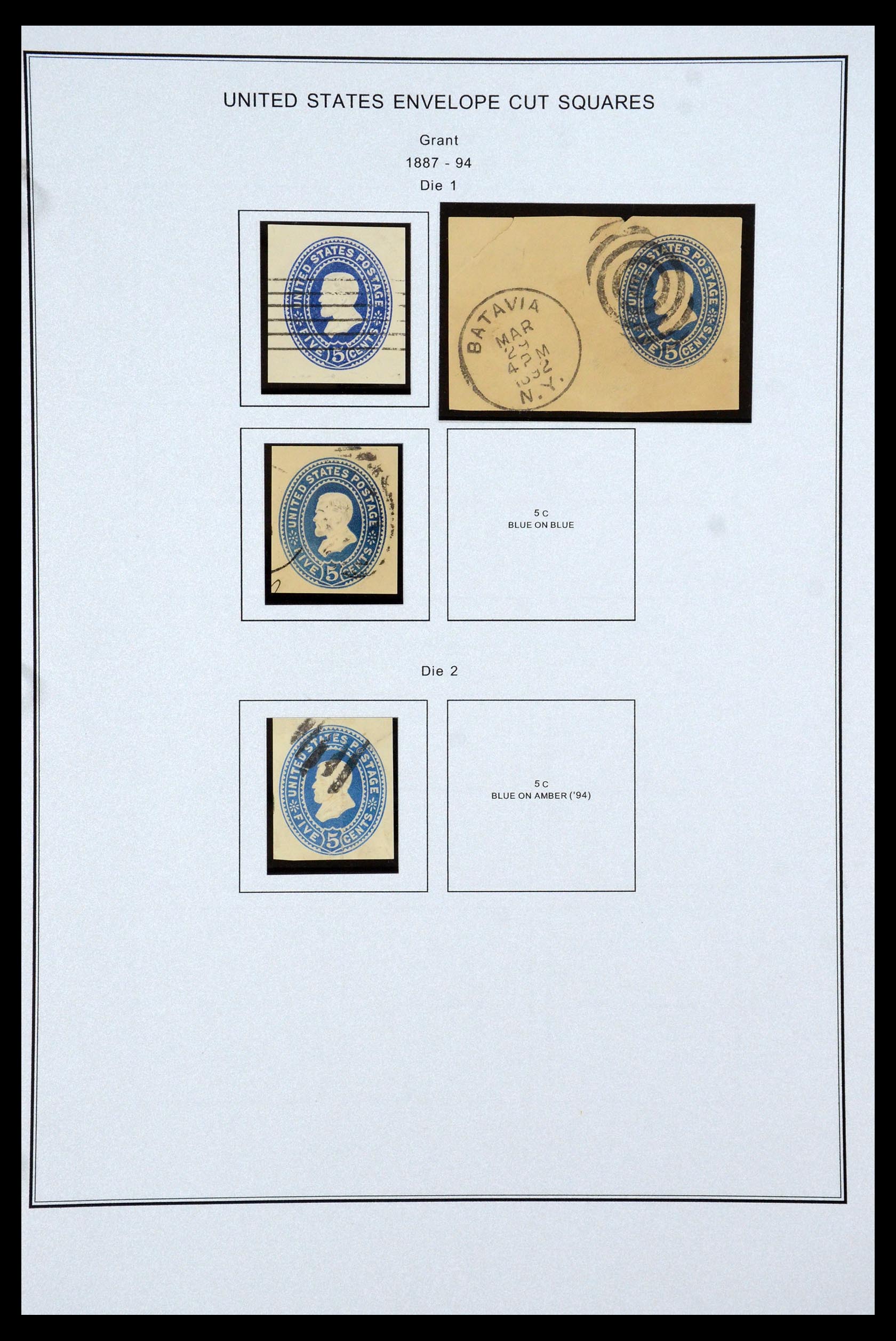 35538 022 - Postzegelverzameling 35538 USA back of the book 1853-1950.