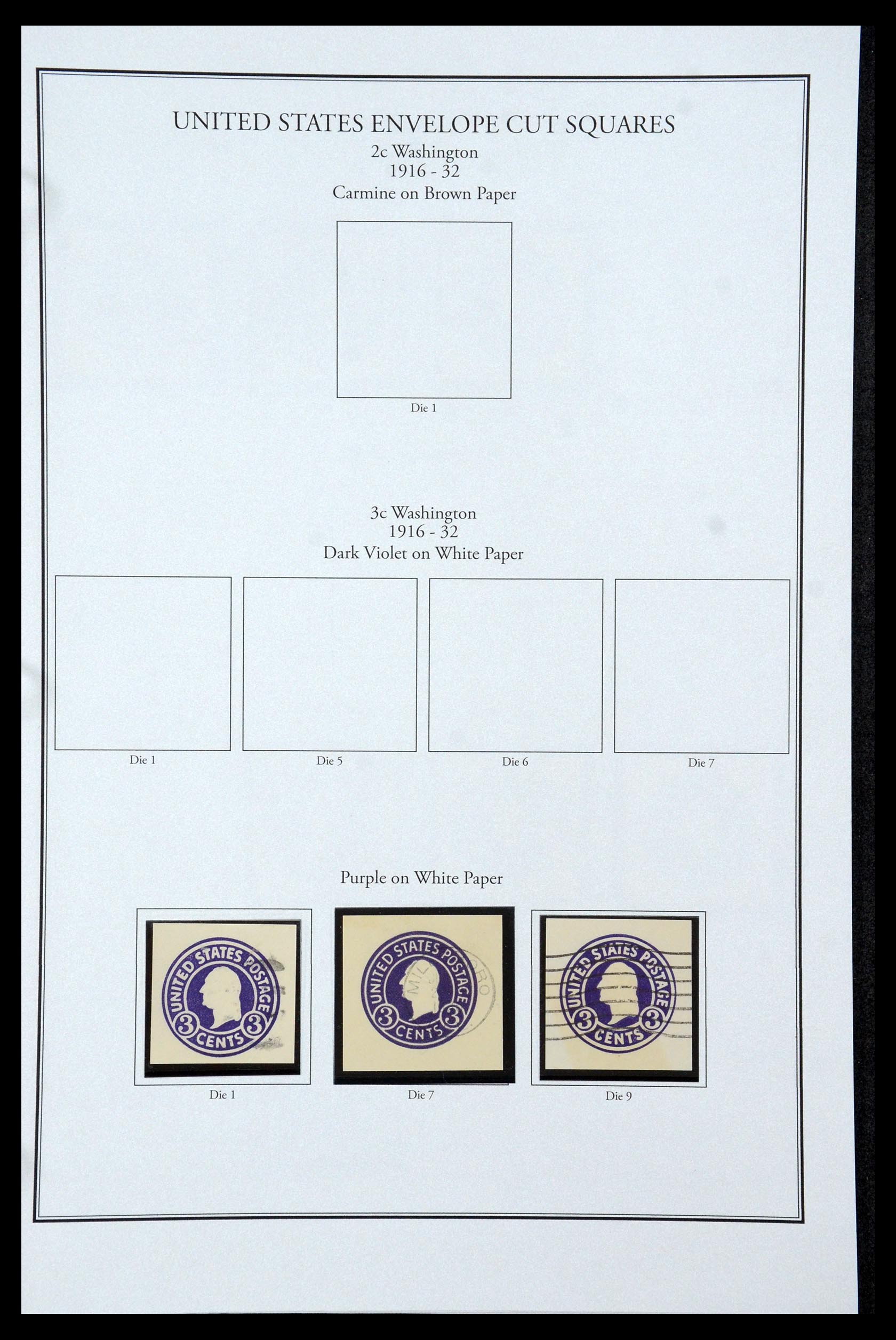 35538 041 - Stamp Collection 35538 USA back of the book 1853-1950.