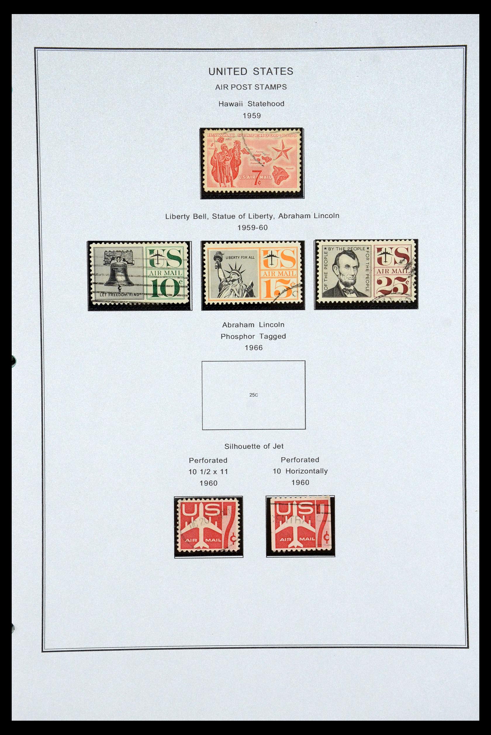 35538 055 - Postzegelverzameling 35538 USA back of the book 1853-1950.