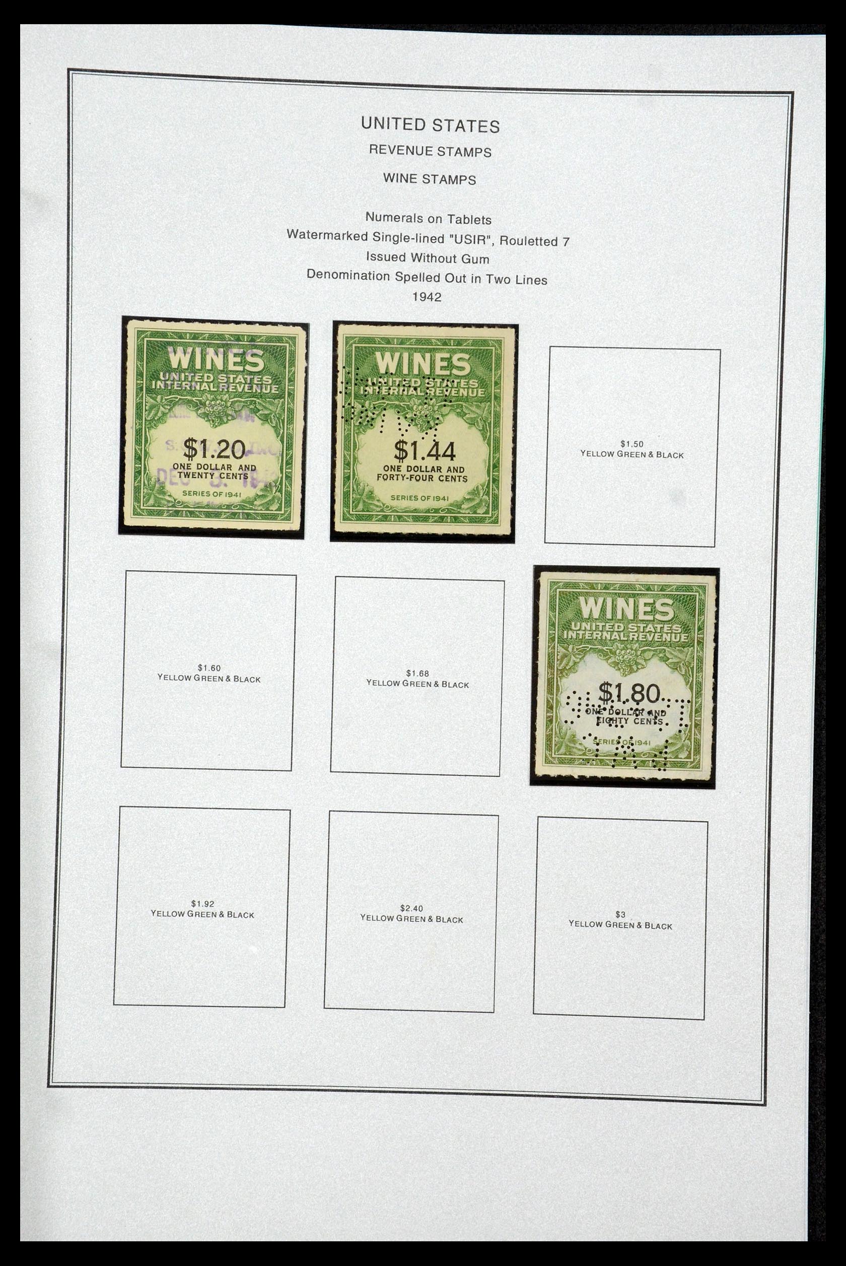 35538 169 - Postzegelverzameling 35538 USA back of the book 1853-1950.