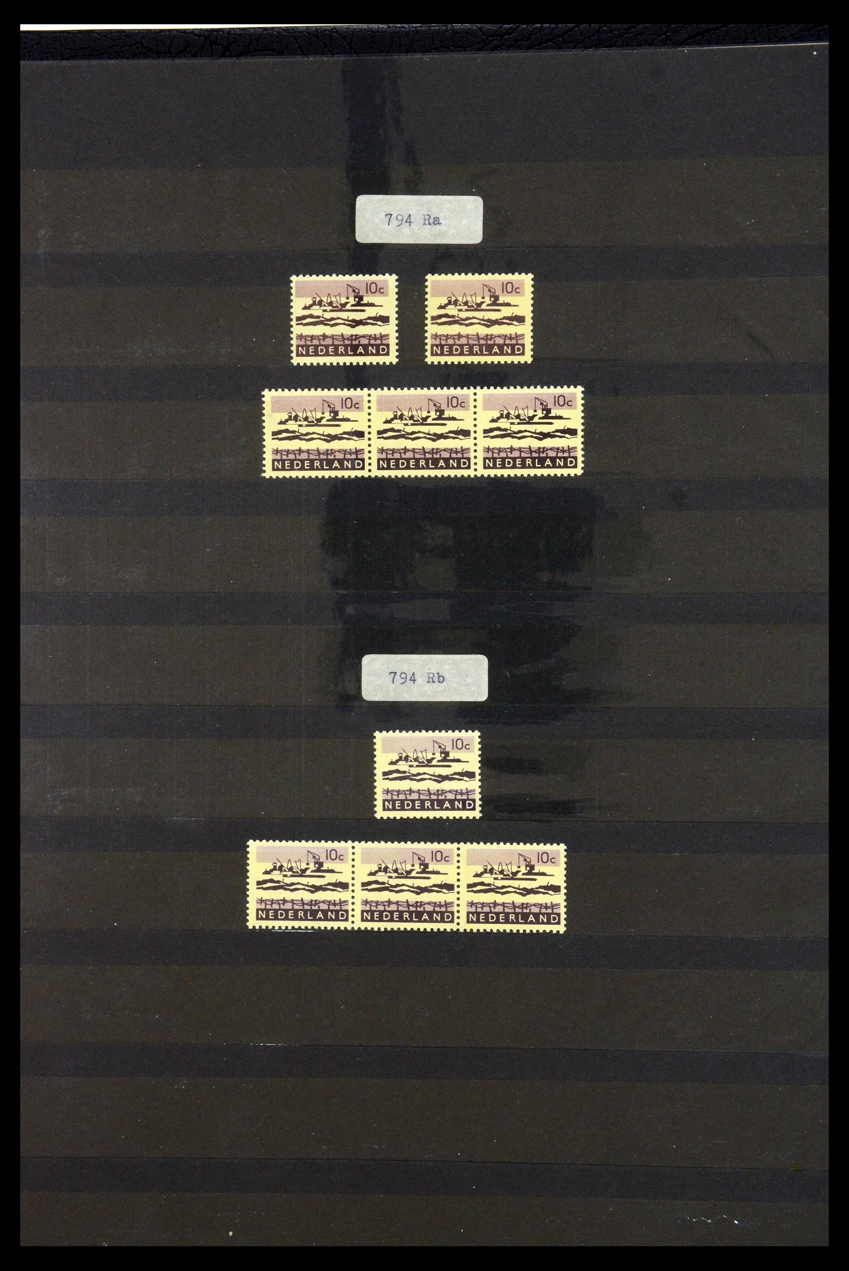35543 004 - Postzegelverzameling 35543 Nederland rolzegels 1965-1972.