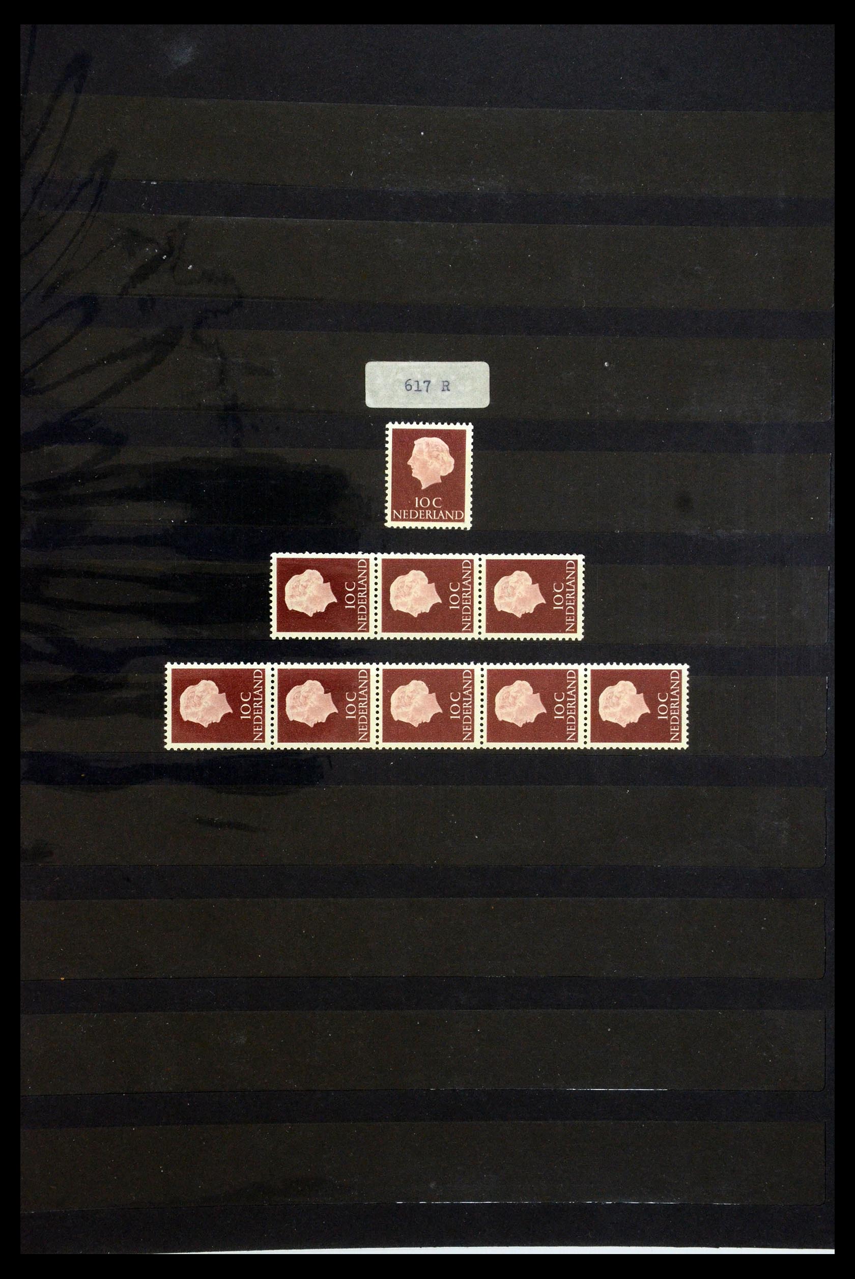 35543 007 - Postzegelverzameling 35543 Nederland rolzegels 1965-1972.