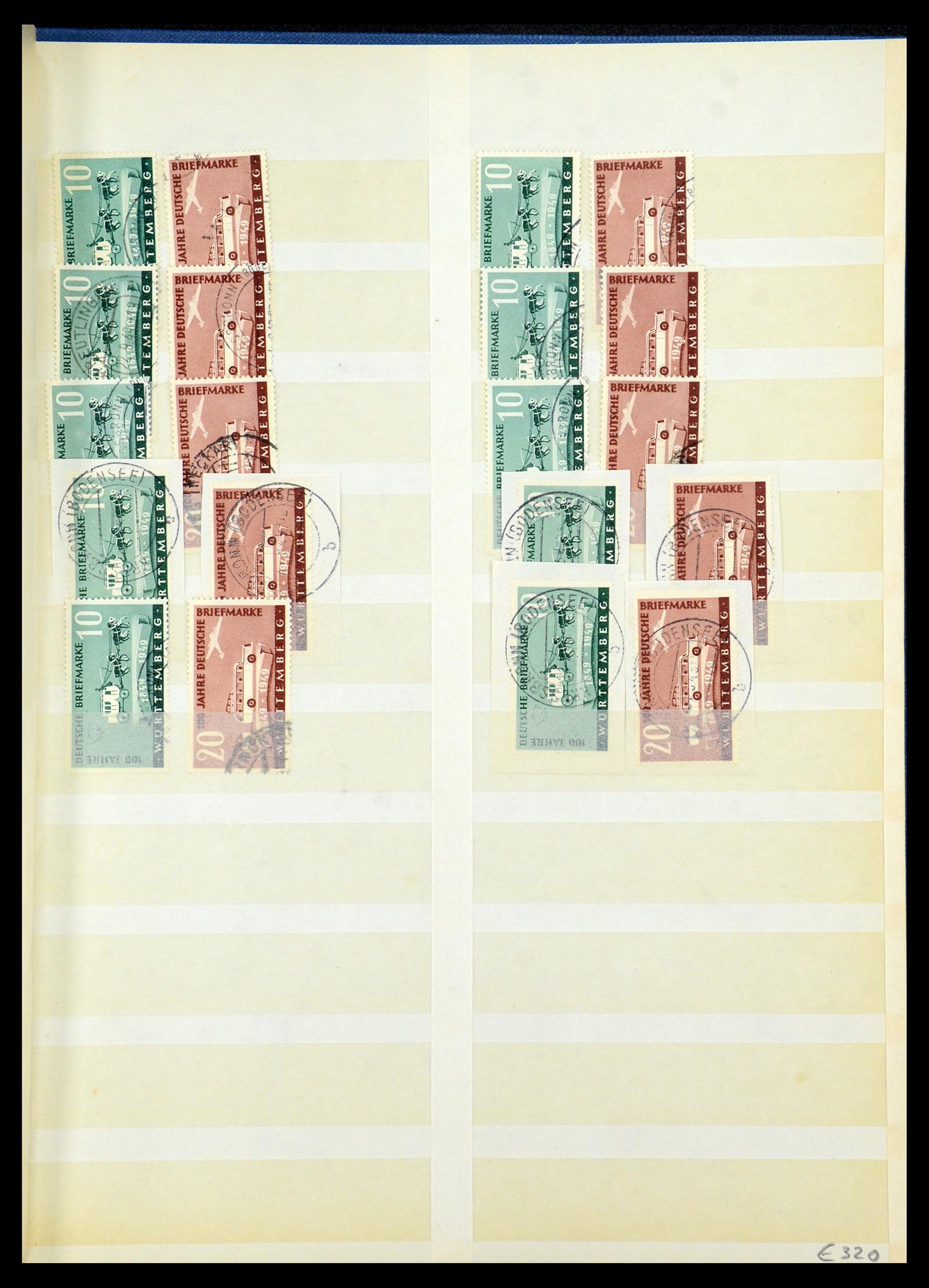 35545 011 - Stamp Collection 35545 French Zone 1945-1949.