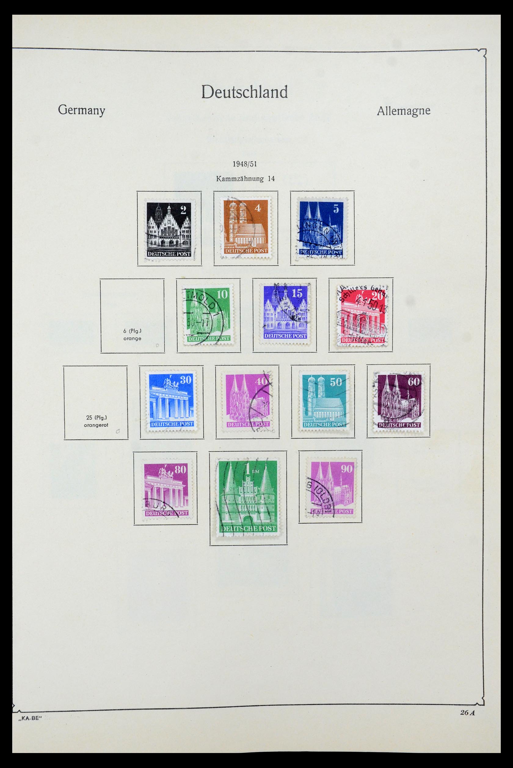 35548 008 - Stamp Collection 35548 Germany 1945-1989.