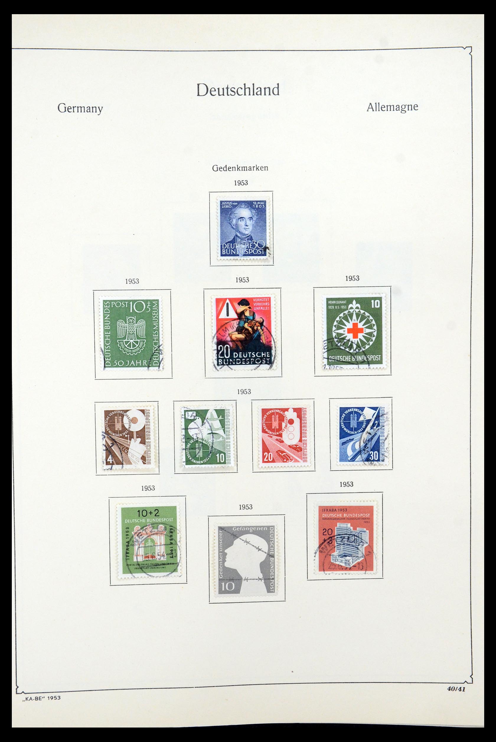 35548 015 - Postzegelverzameling 35548 Duitsland 1945-1989.