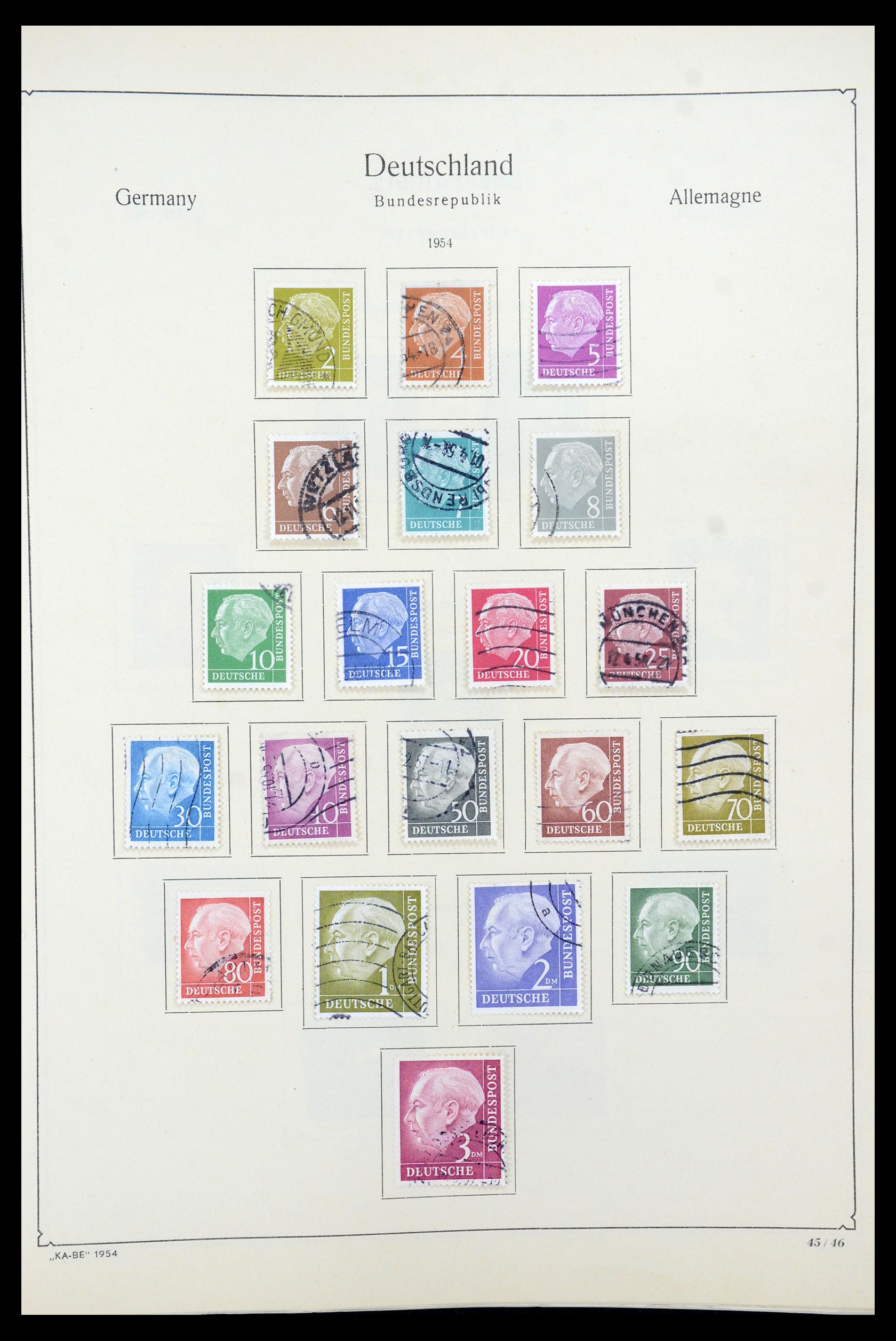 35548 017 - Postzegelverzameling 35548 Duitsland 1945-1989.