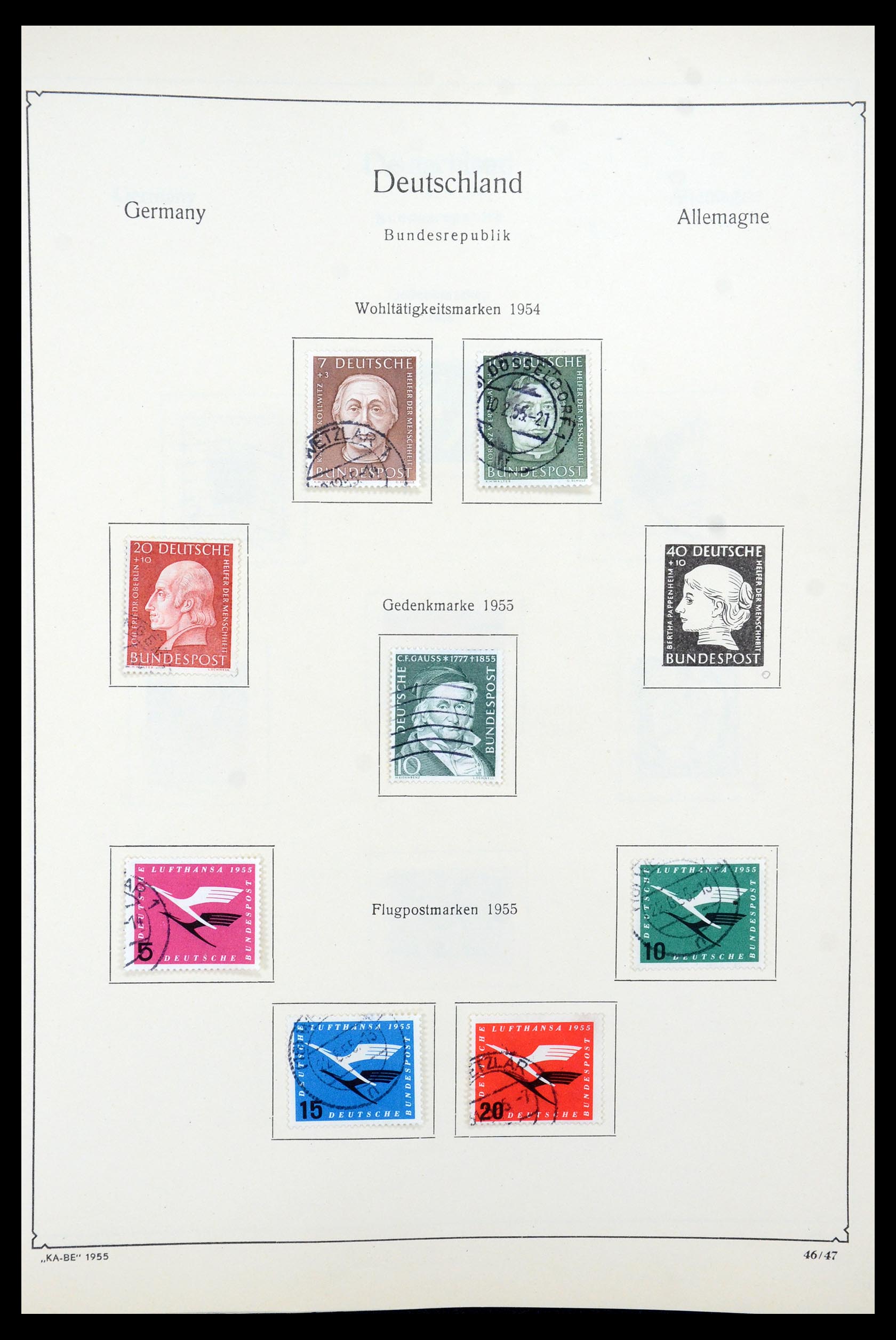 35548 018 - Postzegelverzameling 35548 Duitsland 1945-1989.