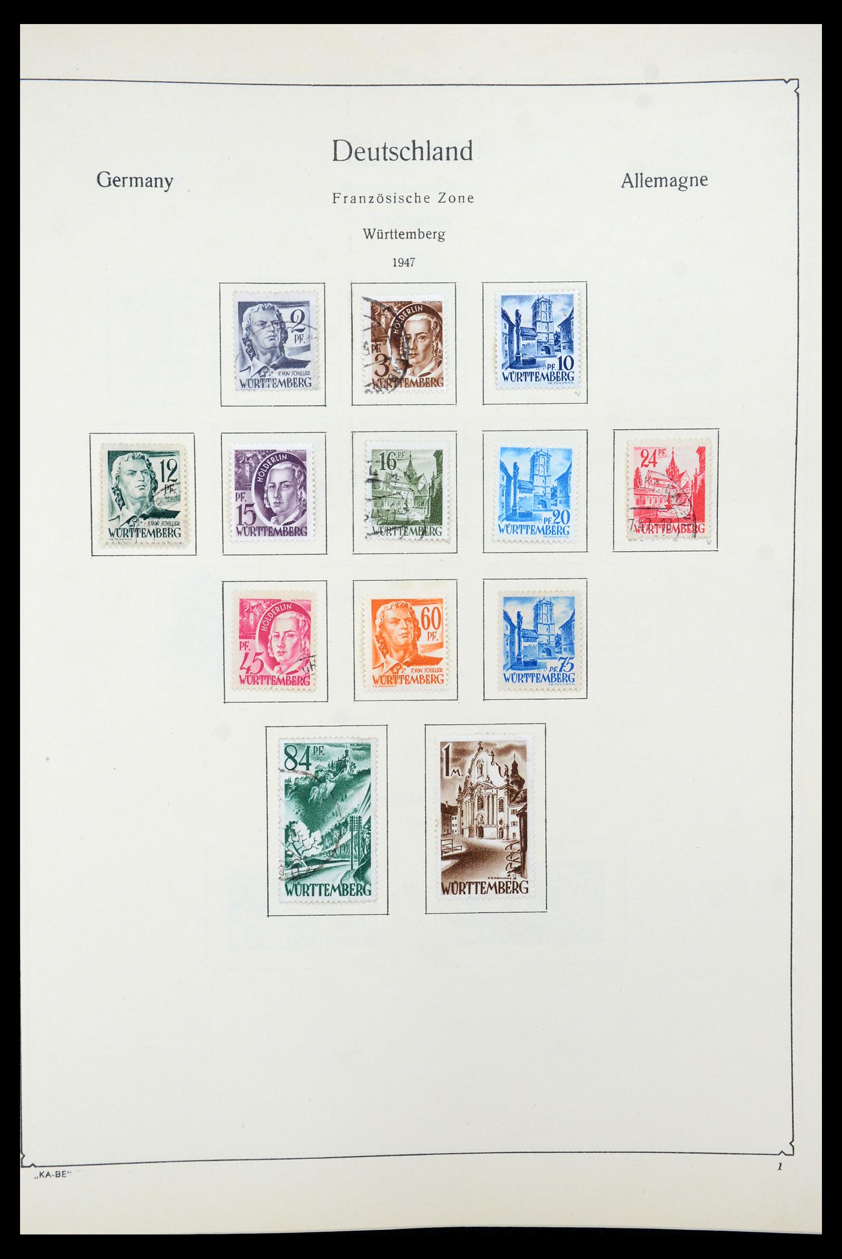 35548 029 - Postzegelverzameling 35548 Duitsland 1945-1989.