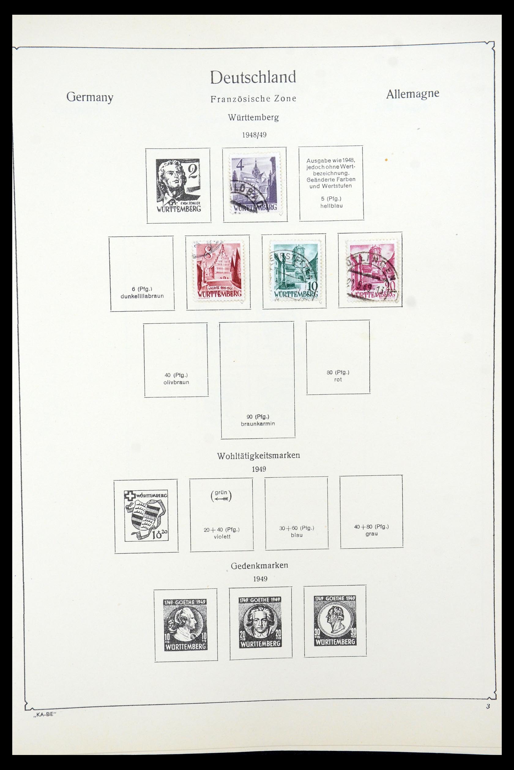 35548 031 - Postzegelverzameling 35548 Duitsland 1945-1989.