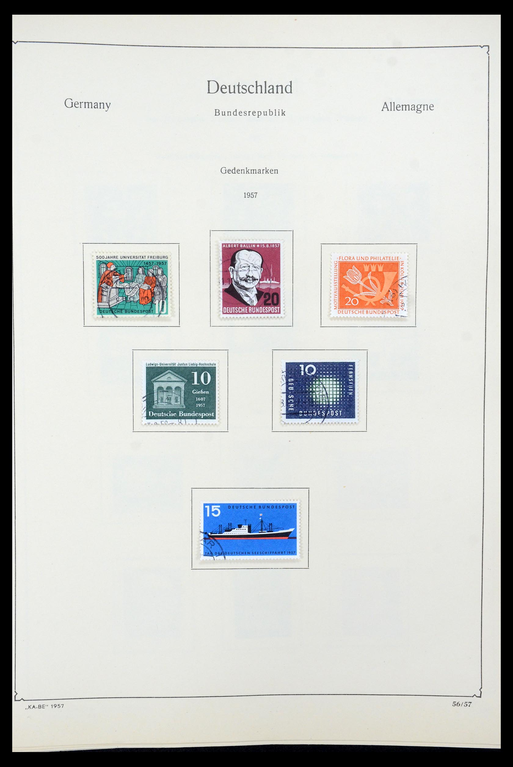 35548 034 - Postzegelverzameling 35548 Duitsland 1945-1989.
