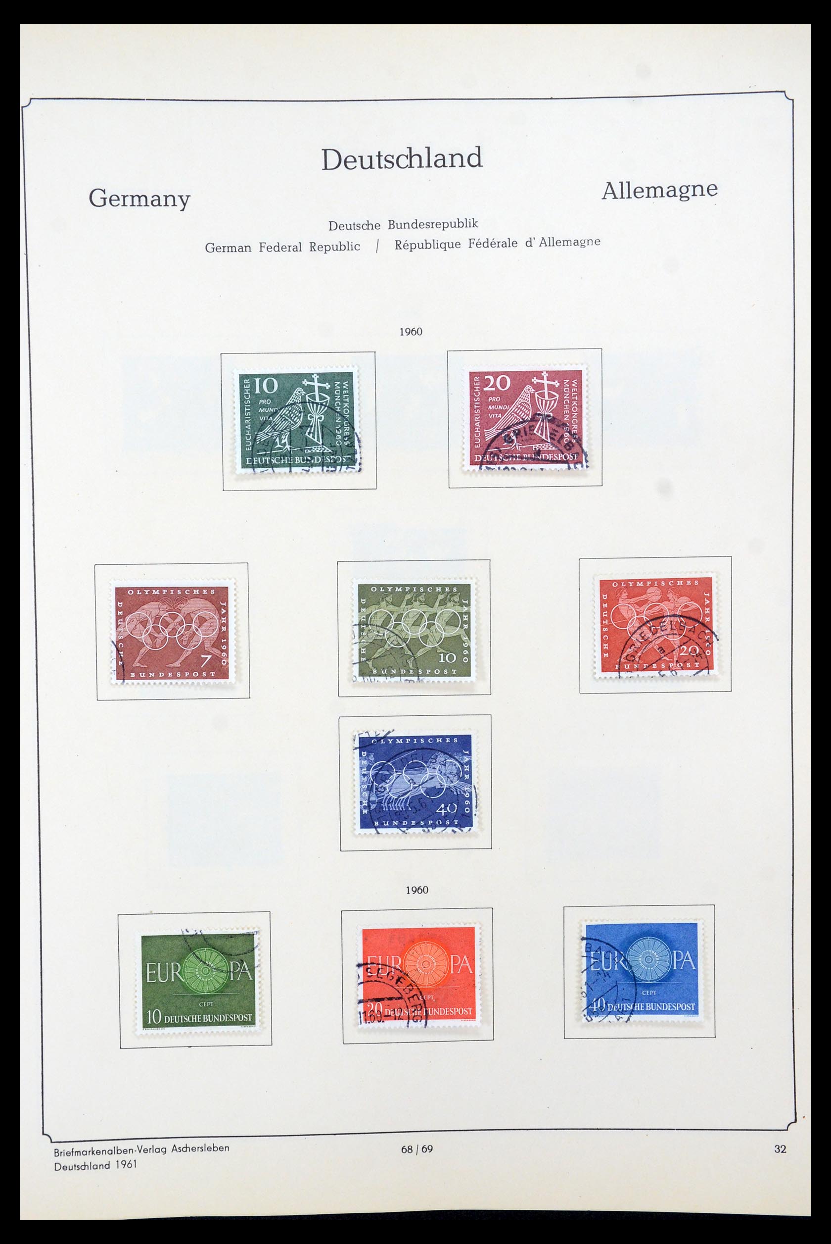 35548 043 - Postzegelverzameling 35548 Duitsland 1945-1989.