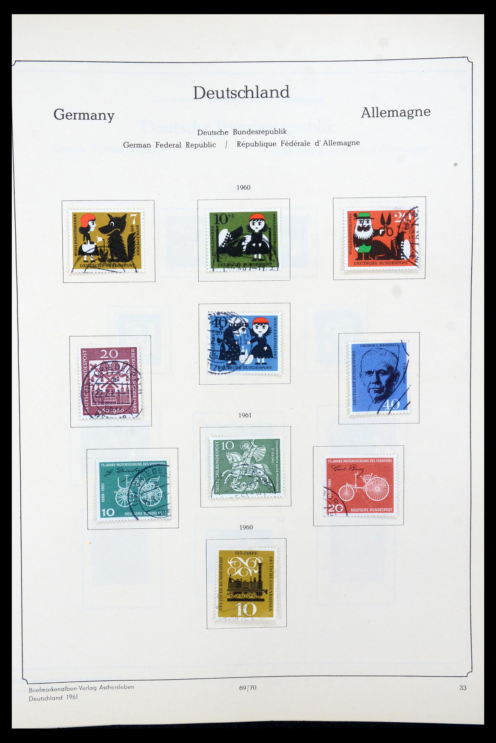 35548 044 - Postzegelverzameling 35548 Duitsland 1945-1989.