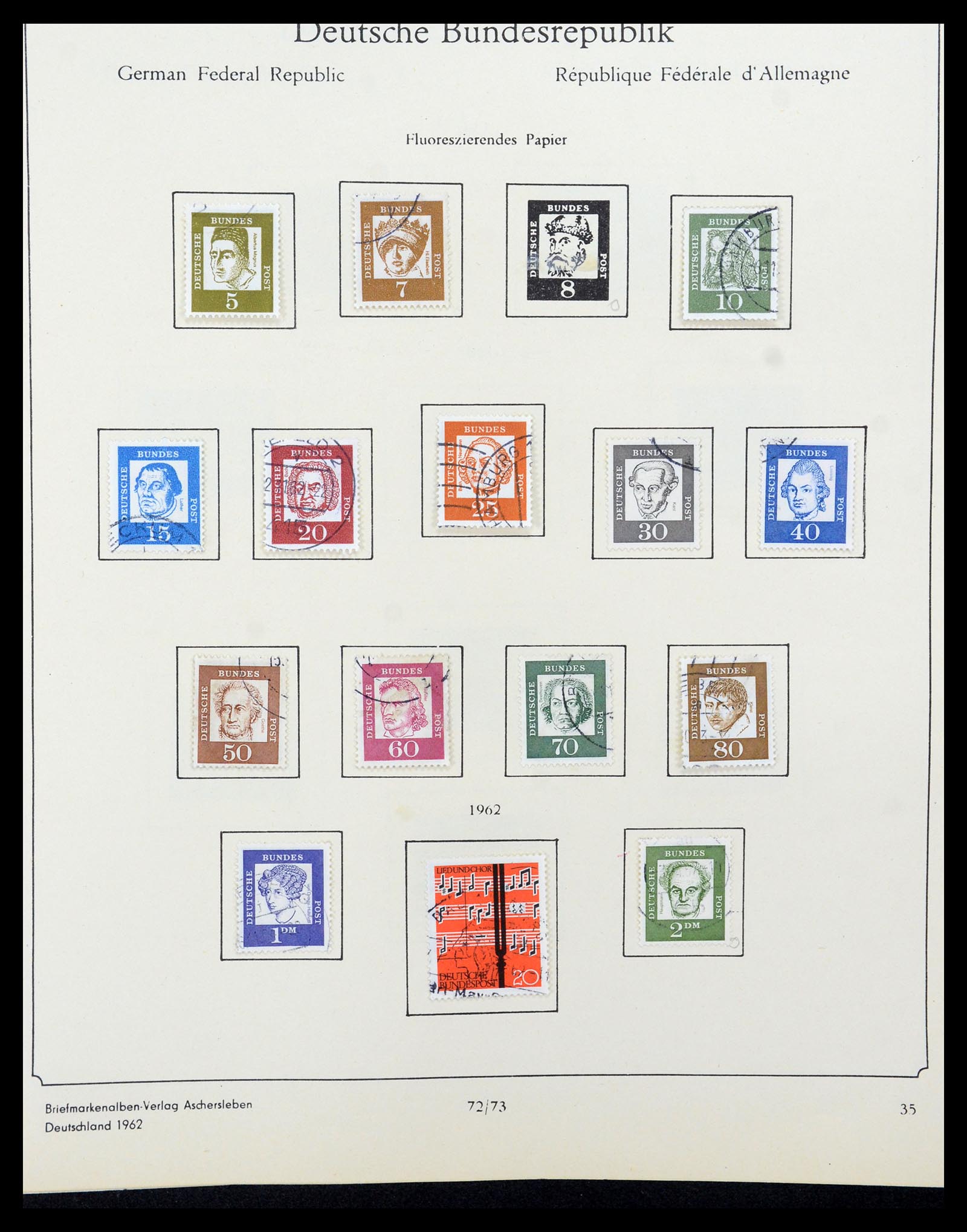 35548 046 - Postzegelverzameling 35548 Duitsland 1945-1989.