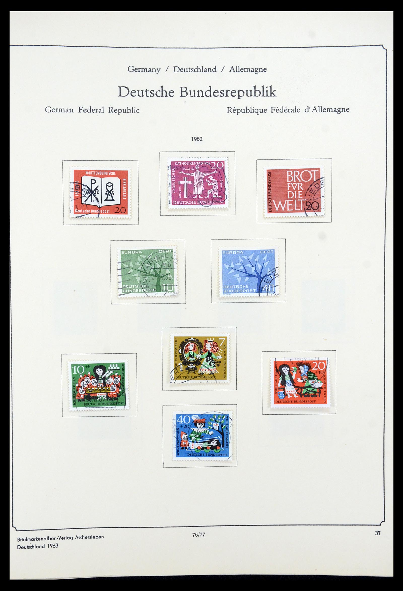35548 048 - Postzegelverzameling 35548 Duitsland 1945-1989.