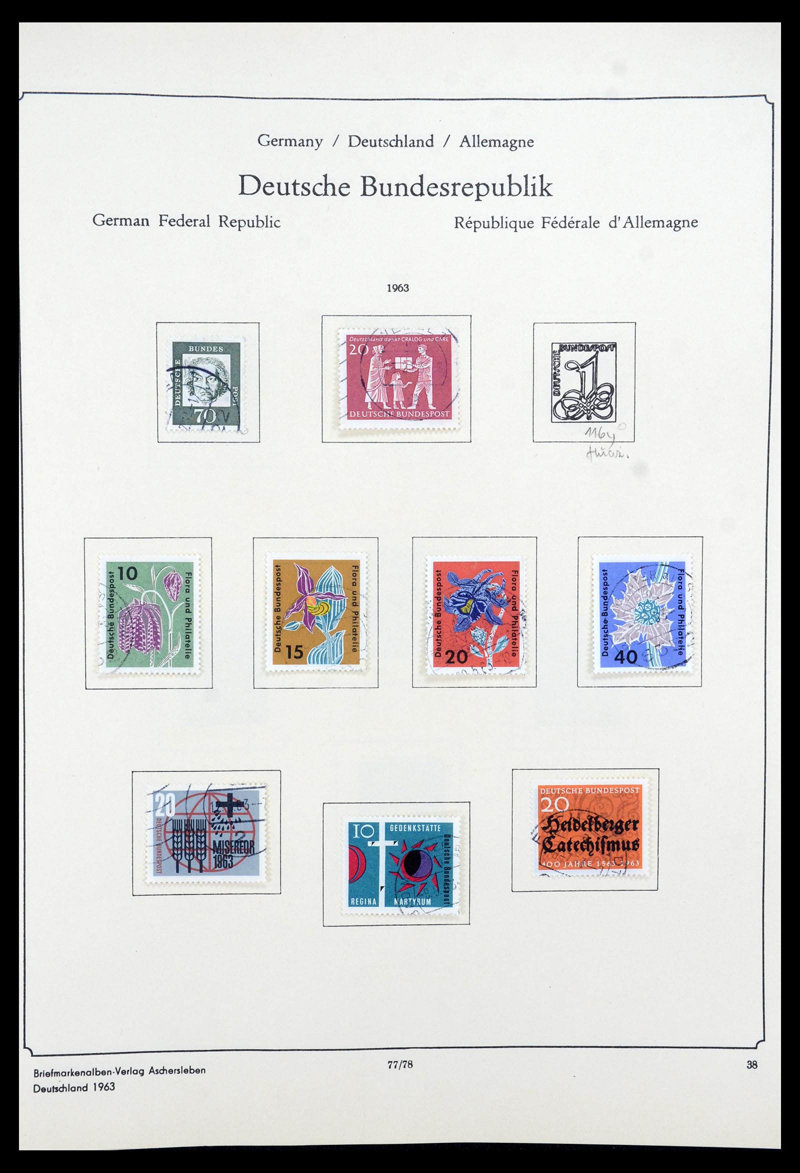 35548 049 - Postzegelverzameling 35548 Duitsland 1945-1989.