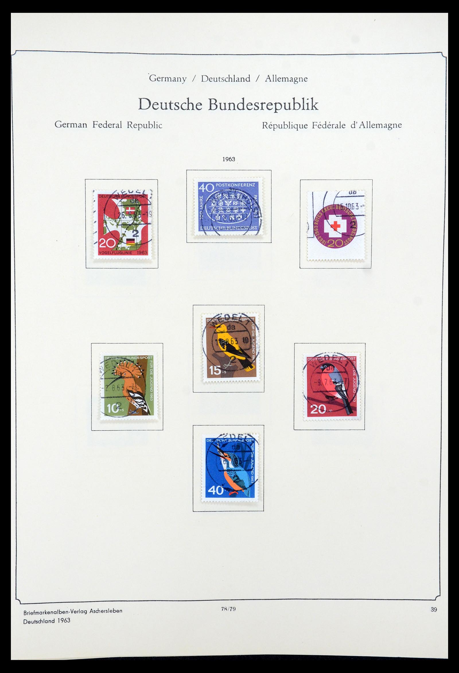 35548 050 - Postzegelverzameling 35548 Duitsland 1945-1989.