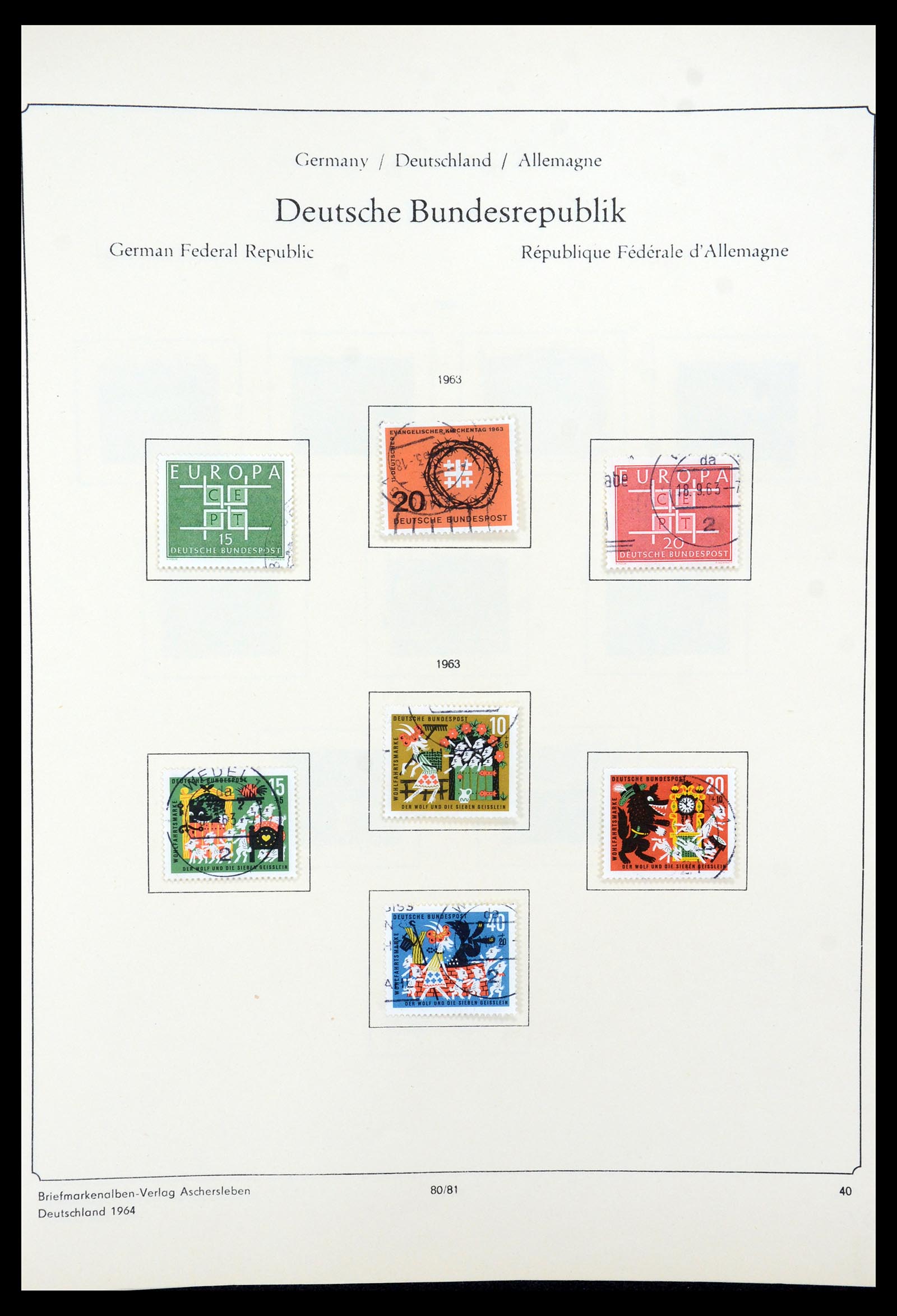 35548 051 - Postzegelverzameling 35548 Duitsland 1945-1989.