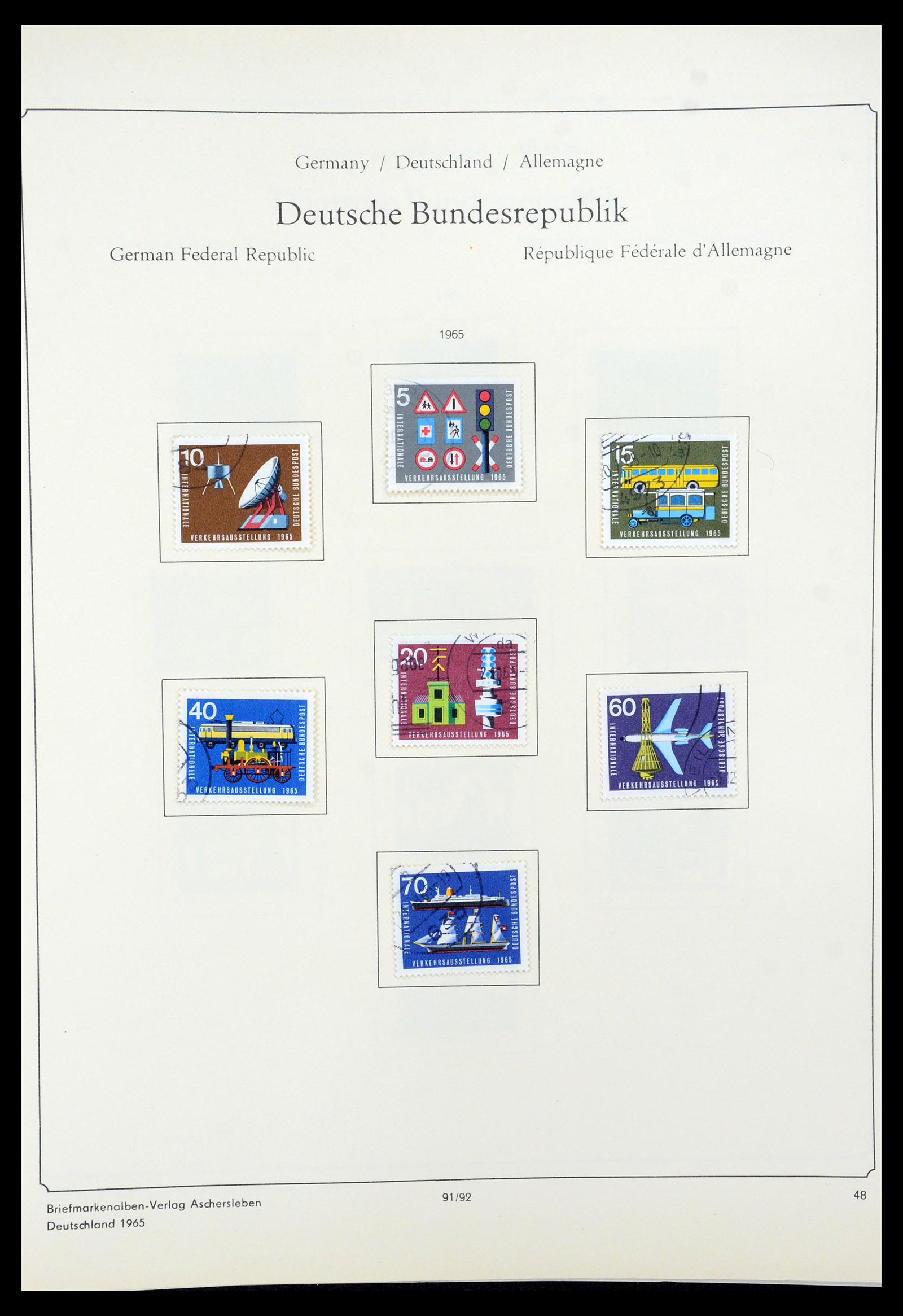 35548 059 - Postzegelverzameling 35548 Duitsland 1945-1989.