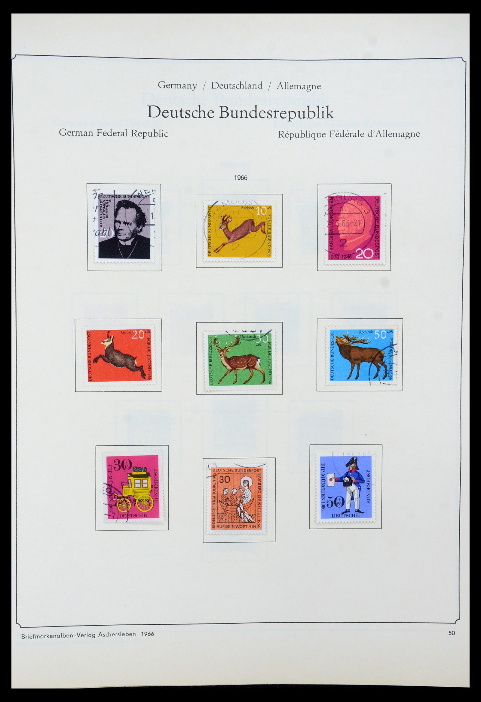 35548 061 - Postzegelverzameling 35548 Duitsland 1945-1989.