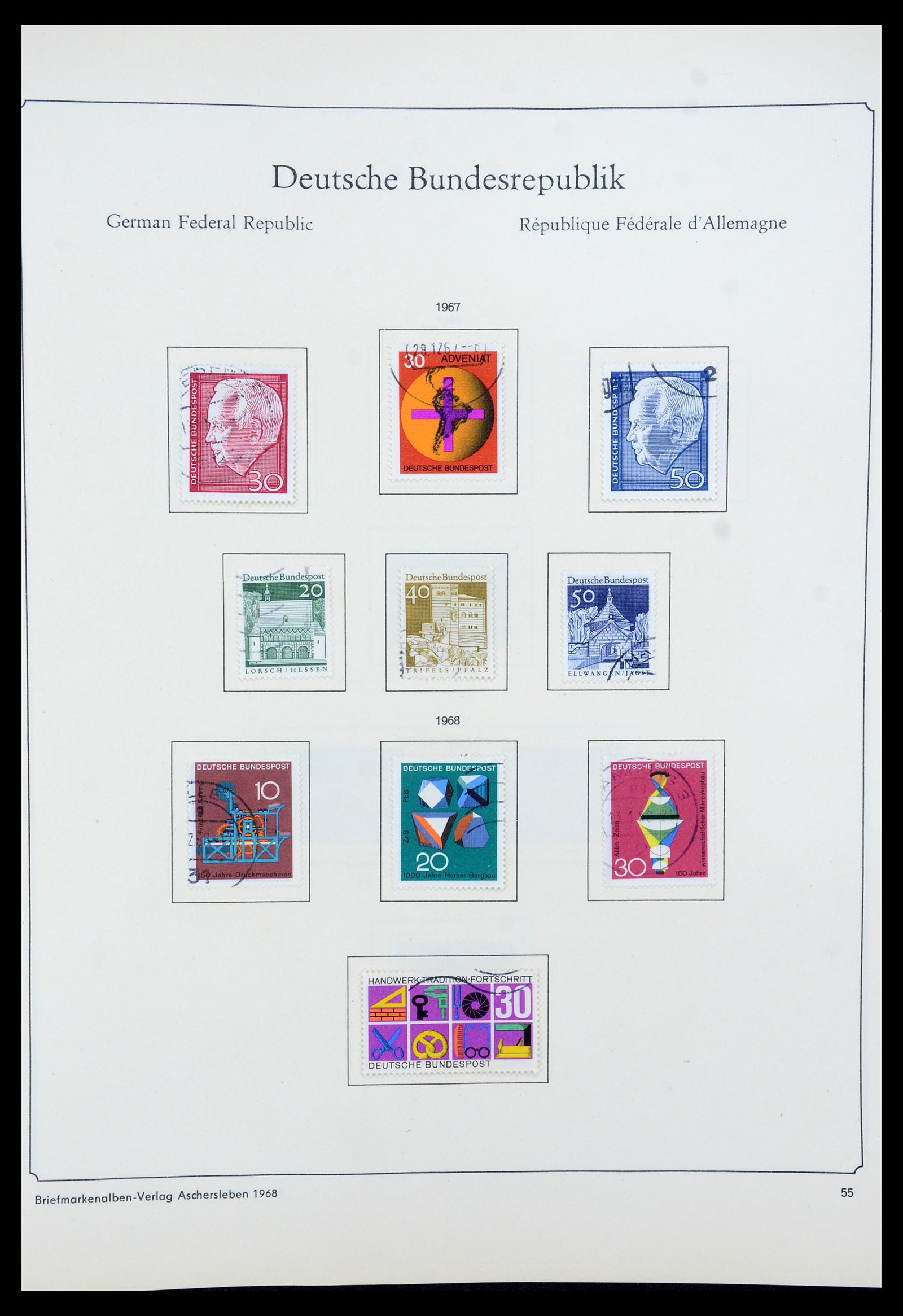 35548 066 - Postzegelverzameling 35548 Duitsland 1945-1989.