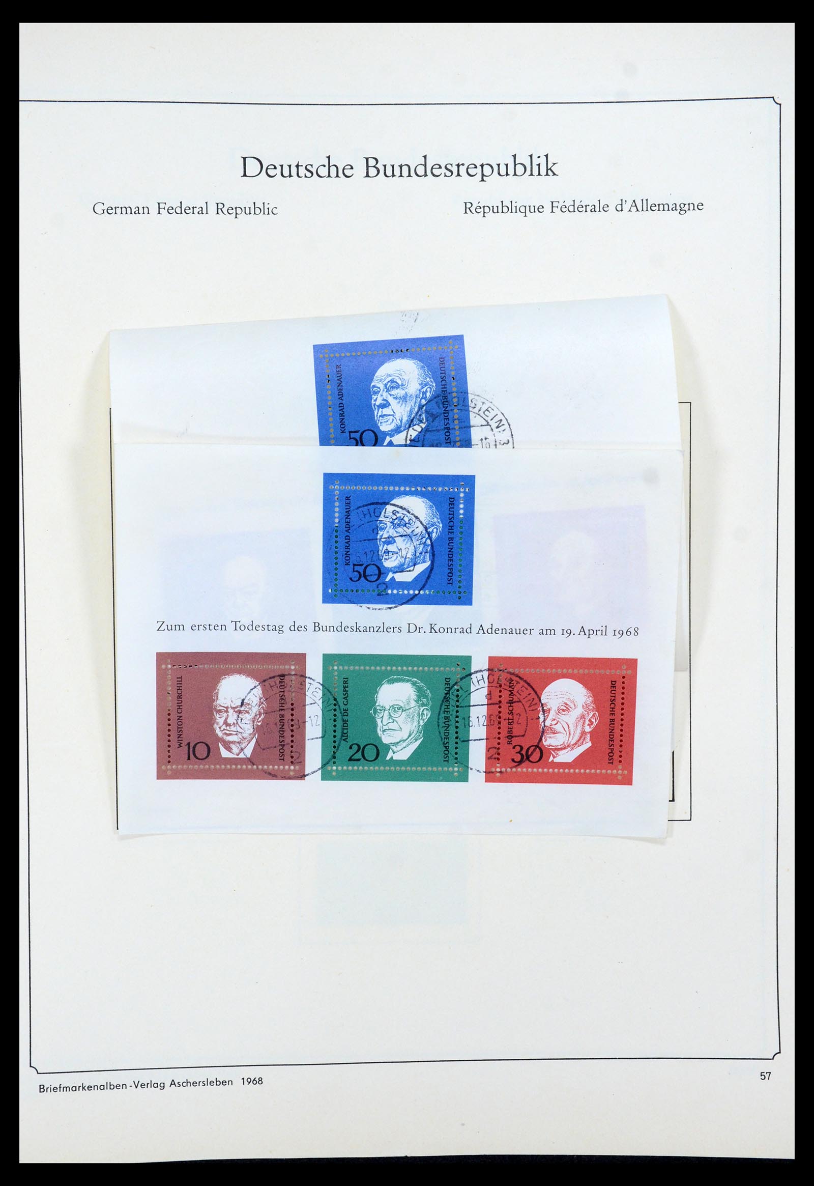 35548 068 - Postzegelverzameling 35548 Duitsland 1945-1989.