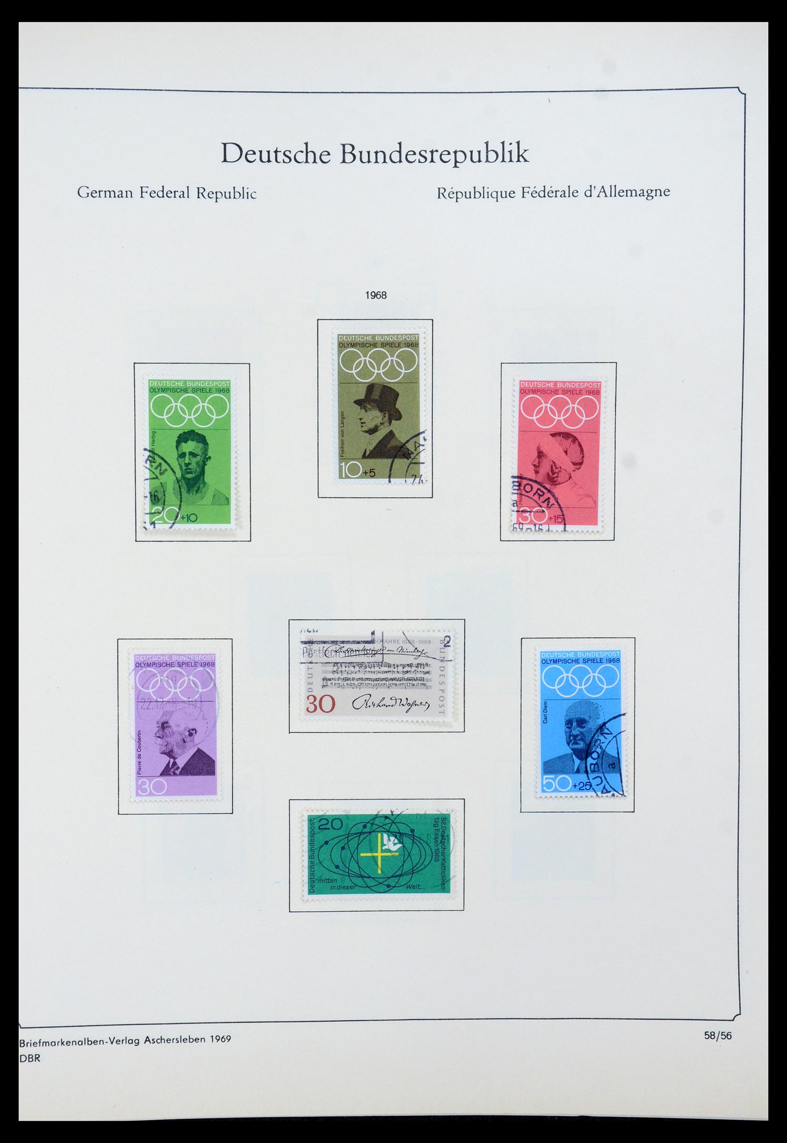 35548 069 - Postzegelverzameling 35548 Duitsland 1945-1989.