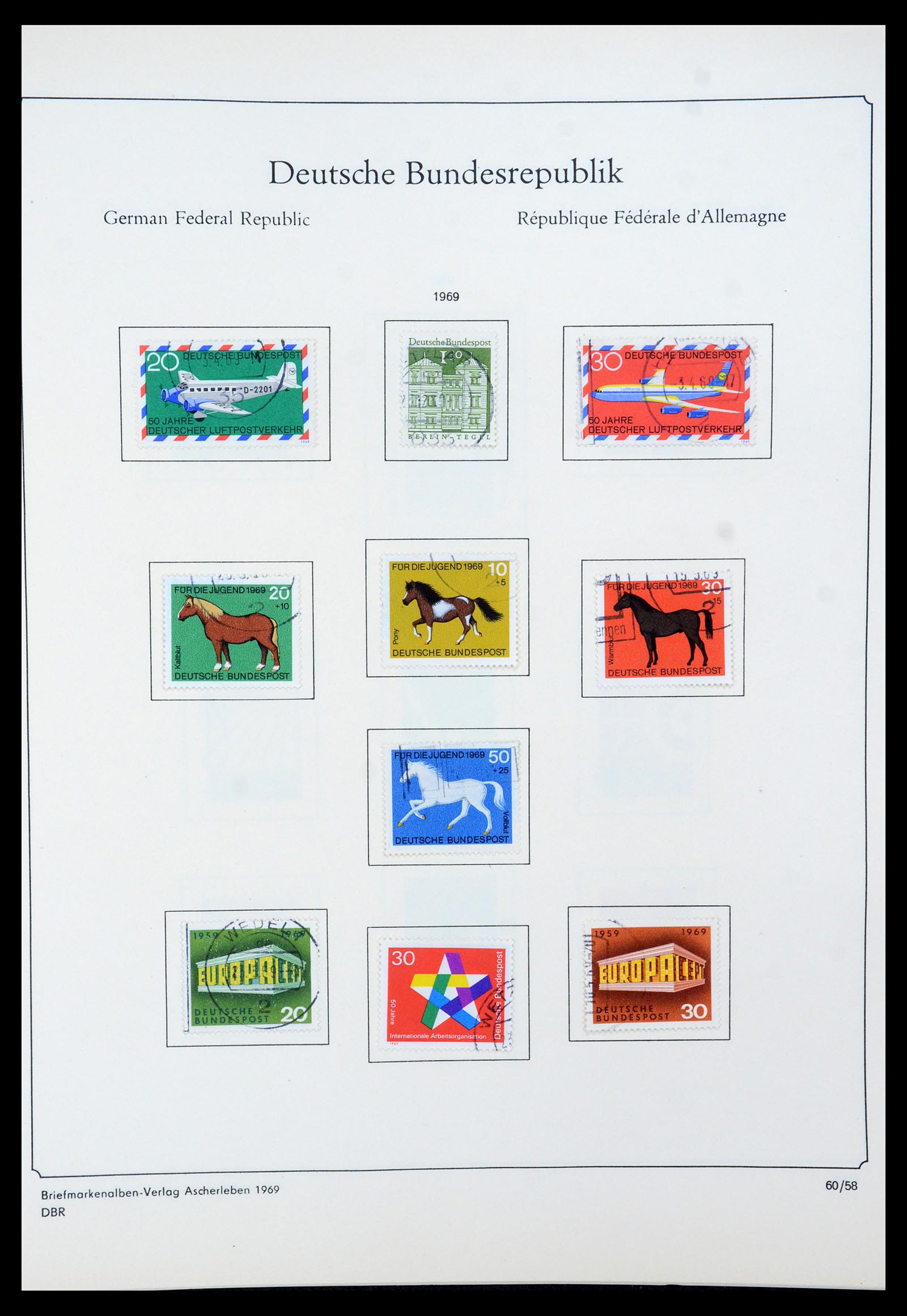 35548 071 - Postzegelverzameling 35548 Duitsland 1945-1989.