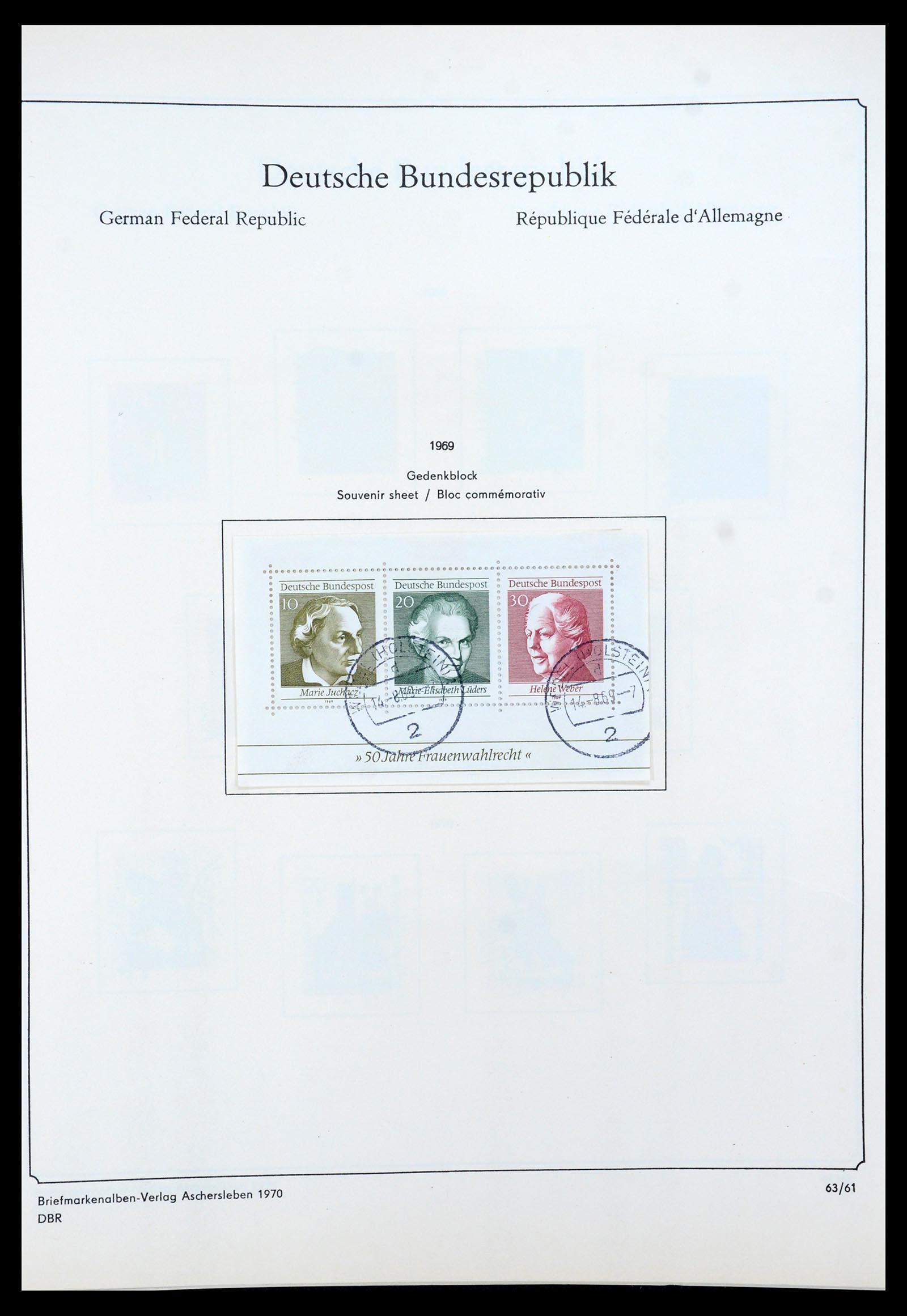 35548 074 - Postzegelverzameling 35548 Duitsland 1945-1989.