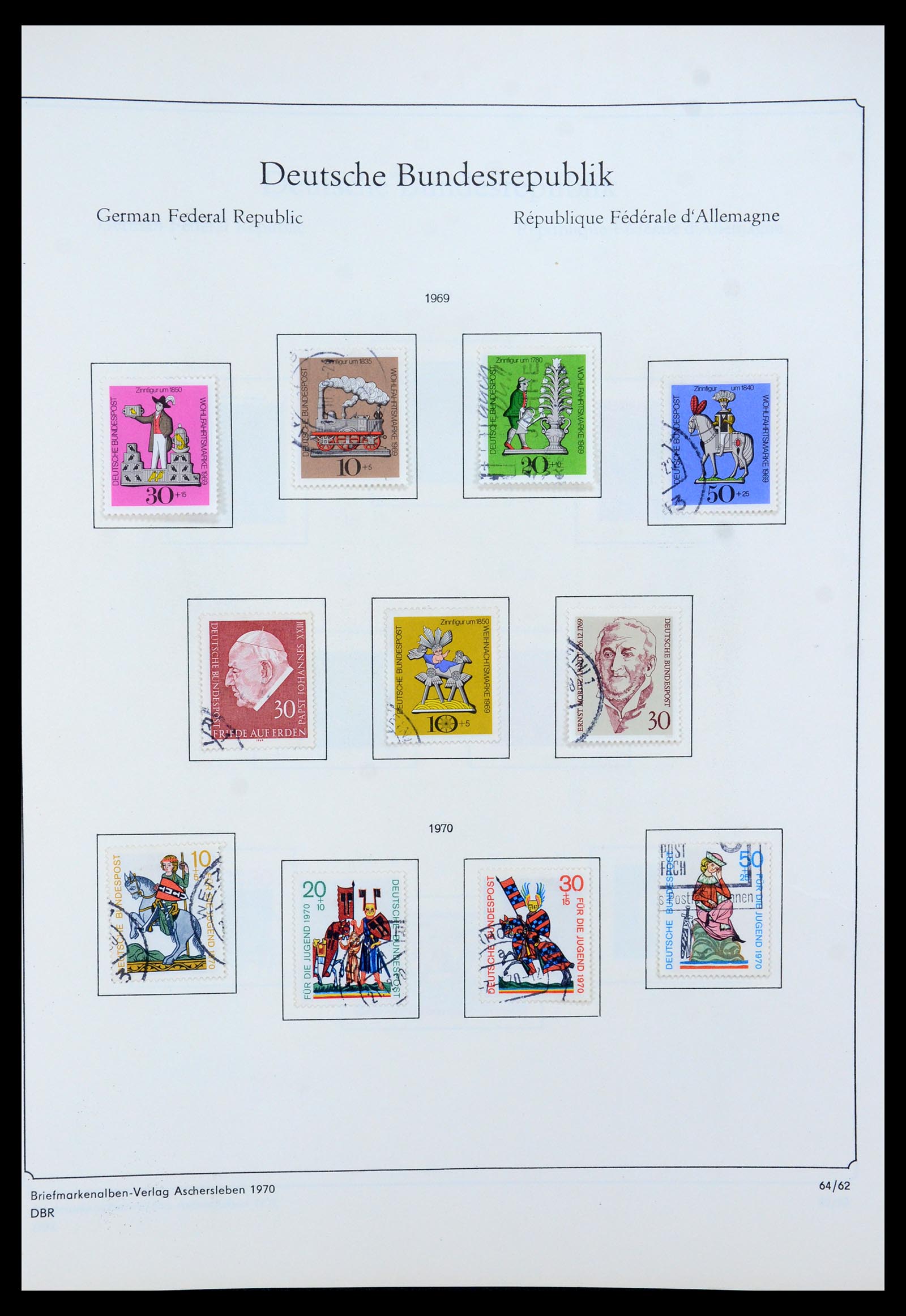 35548 075 - Postzegelverzameling 35548 Duitsland 1945-1989.