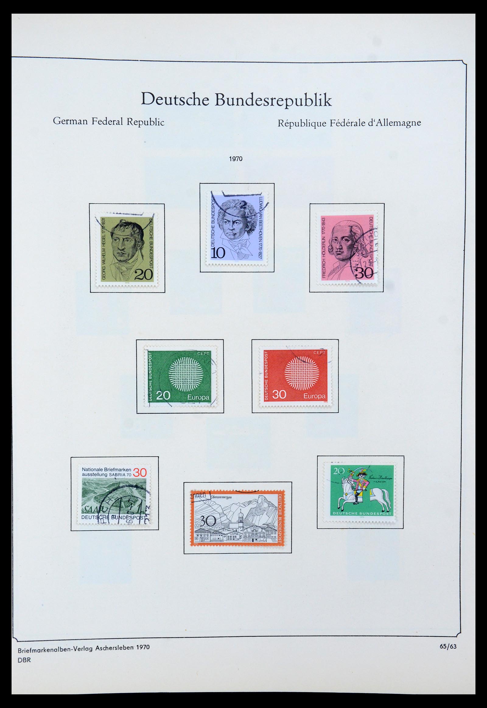 35548 076 - Postzegelverzameling 35548 Duitsland 1945-1989.