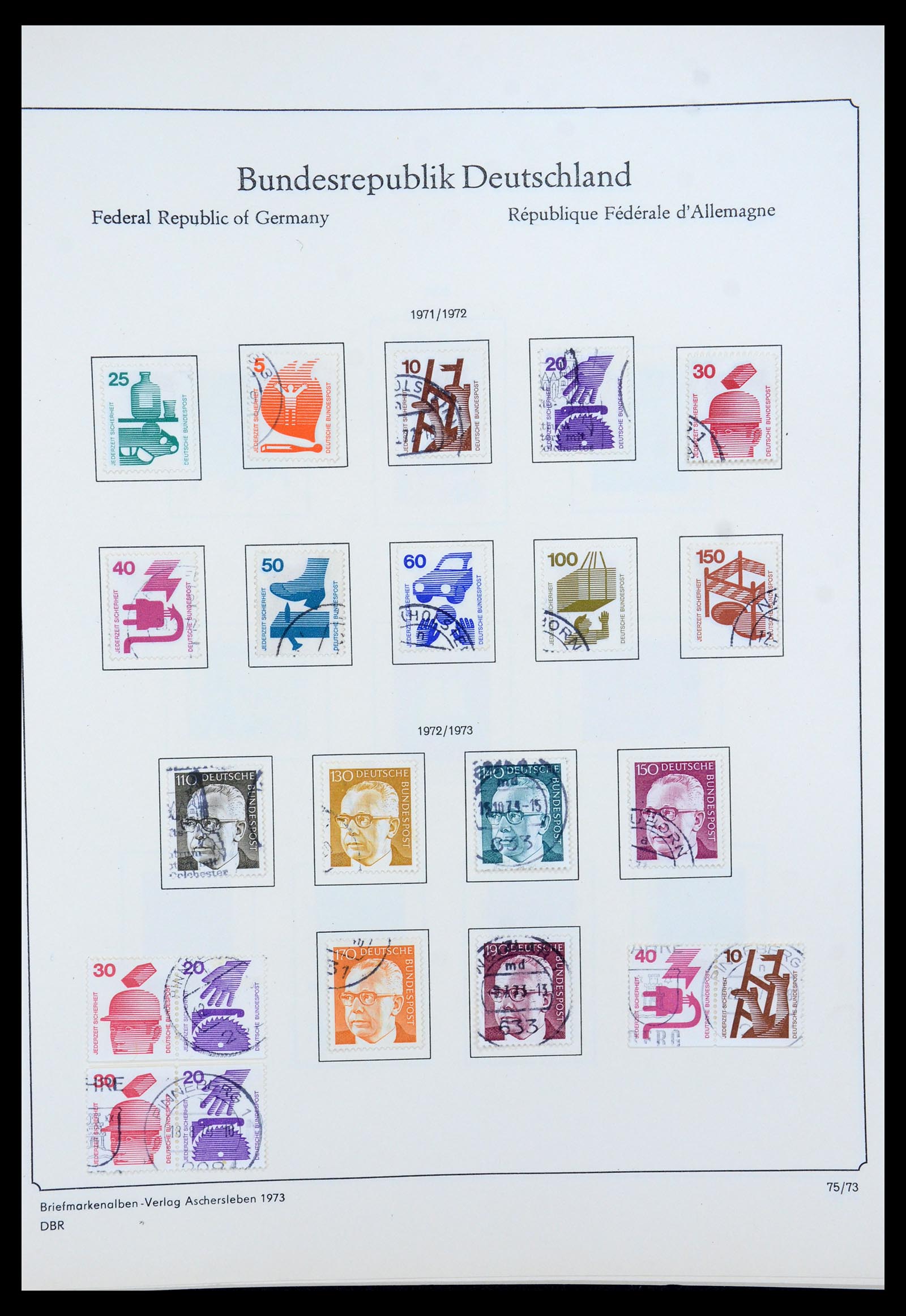 35548 083 - Postzegelverzameling 35548 Duitsland 1945-1989.