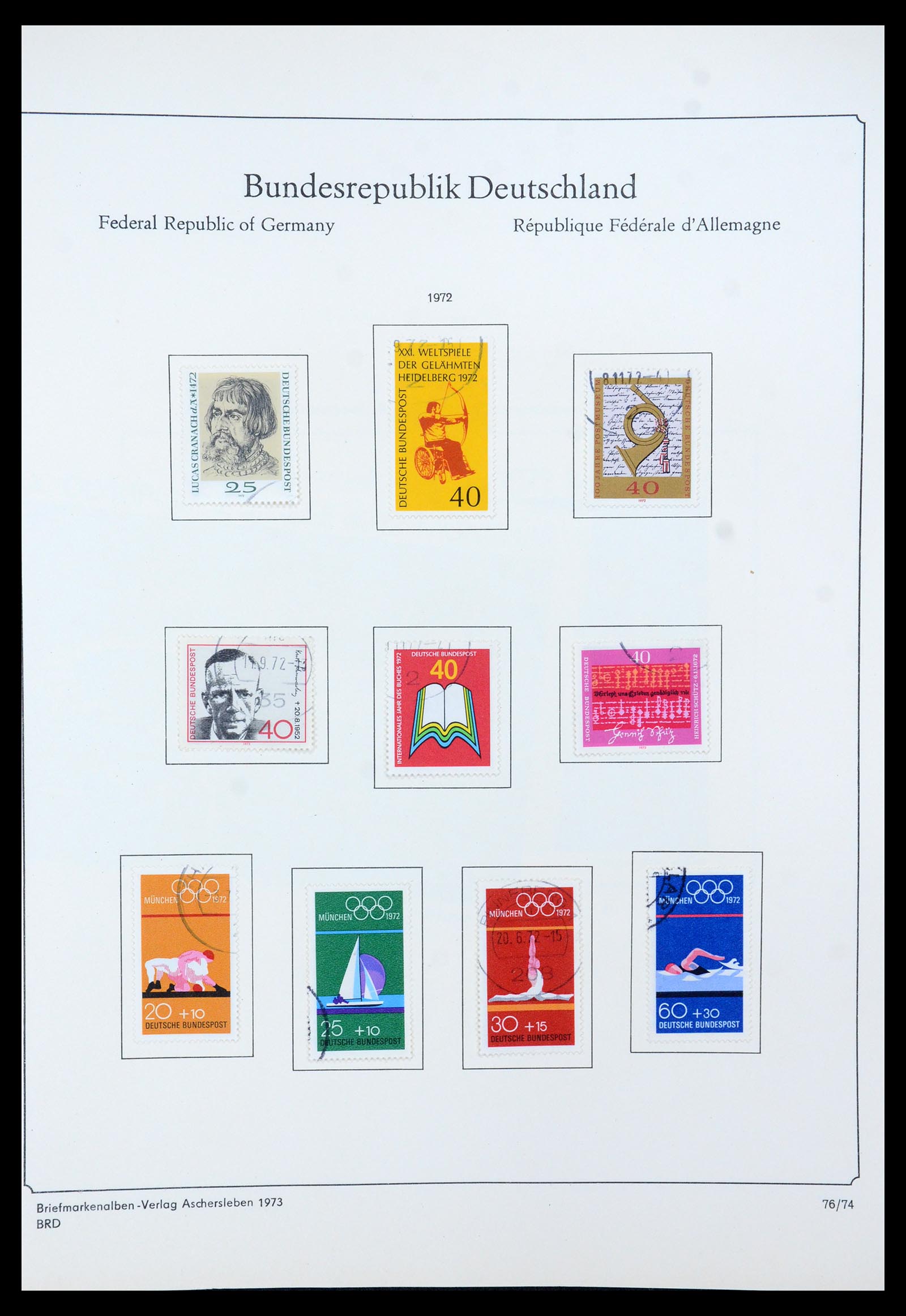 35548 084 - Postzegelverzameling 35548 Duitsland 1945-1989.