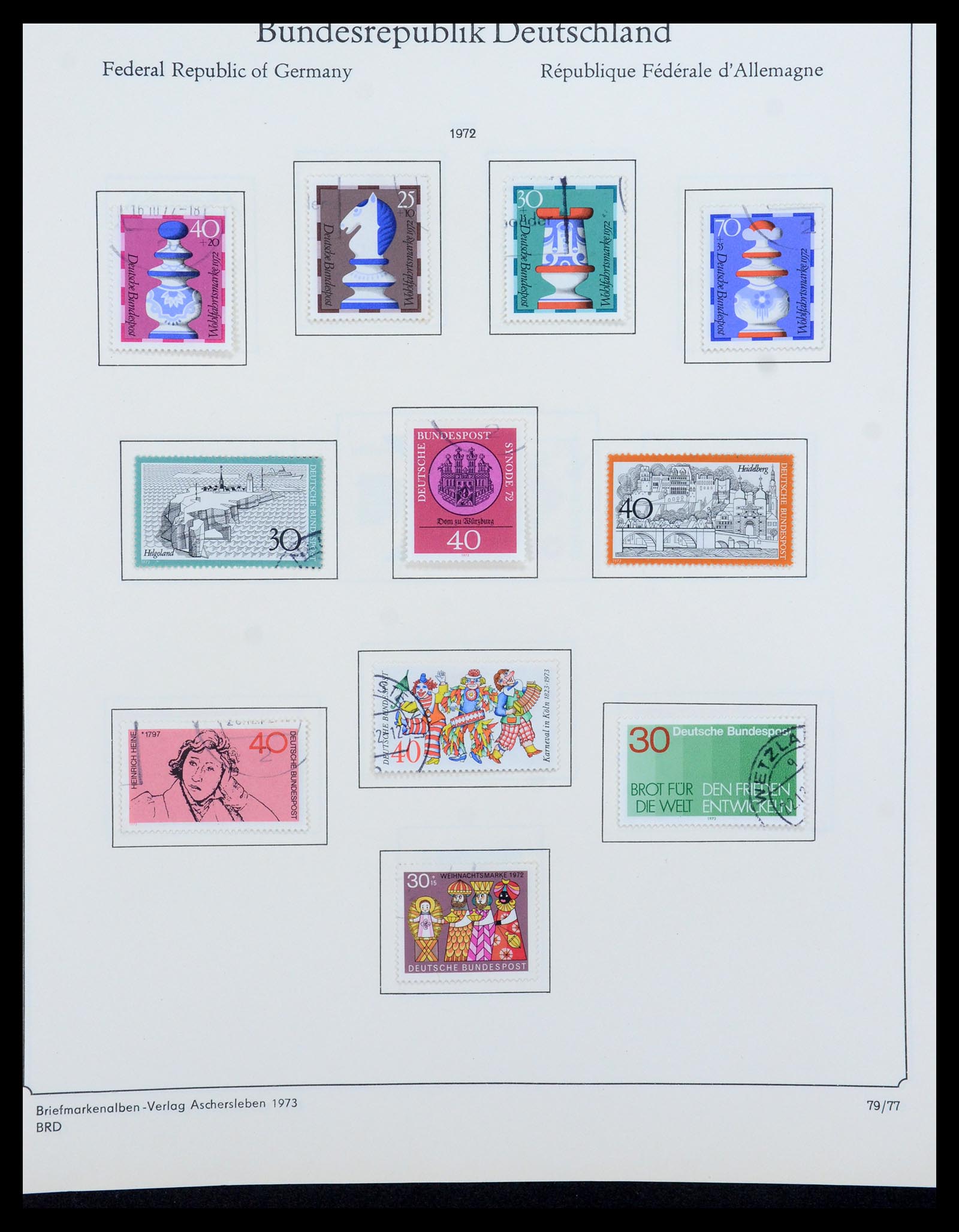 35548 087 - Postzegelverzameling 35548 Duitsland 1945-1989.