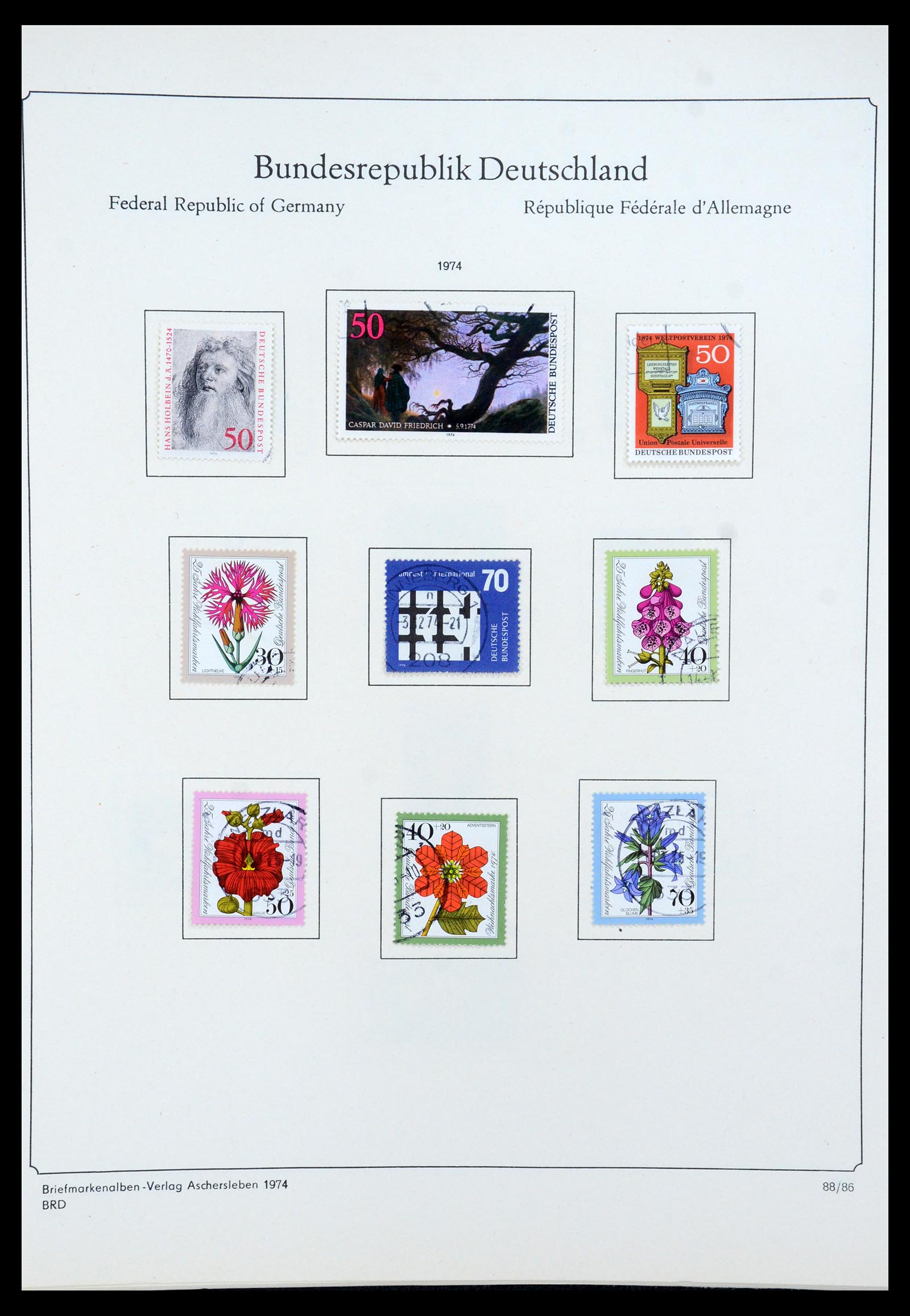 35548 096 - Postzegelverzameling 35548 Duitsland 1945-1989.