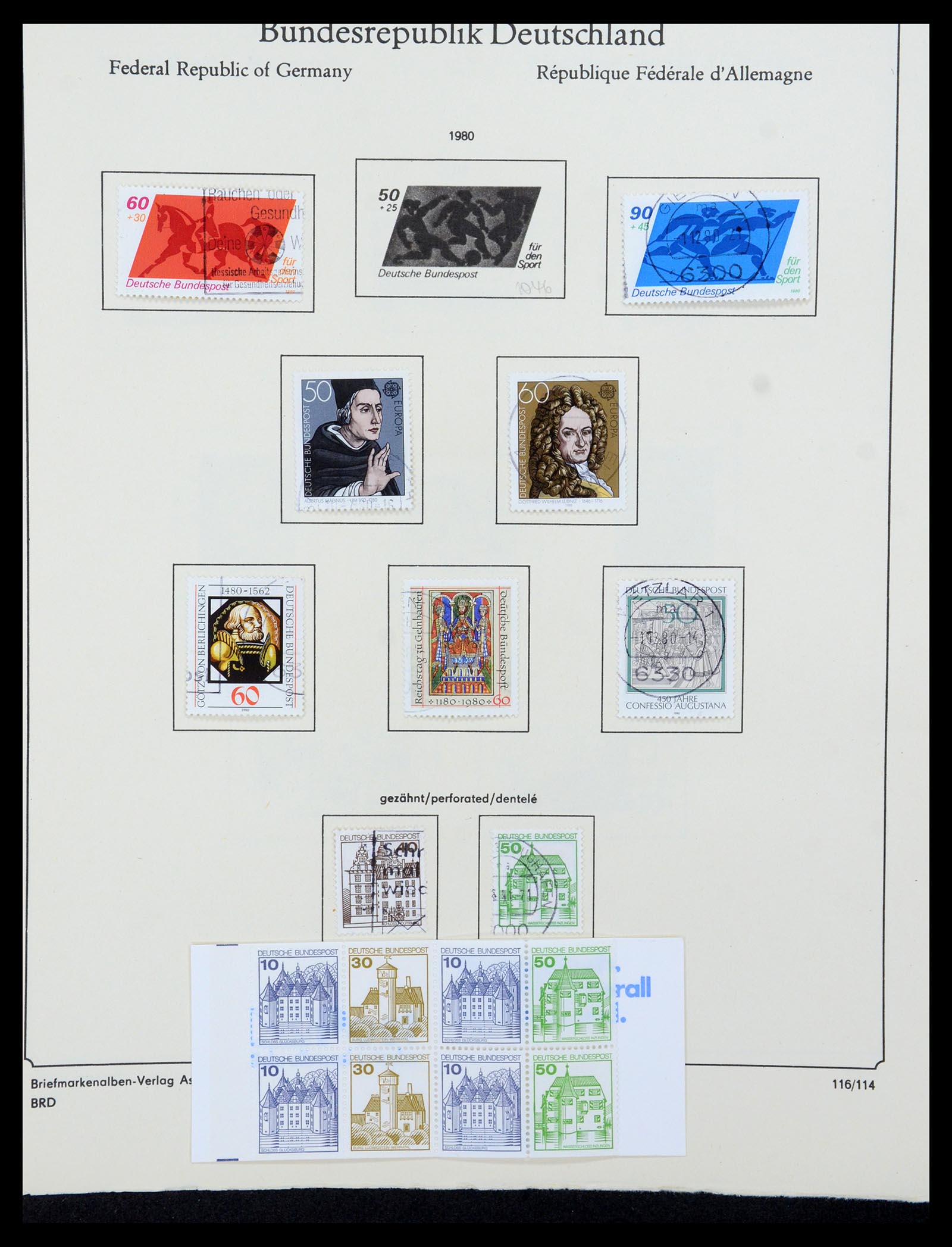 35548 121 - Postzegelverzameling 35548 Duitsland 1945-1989.
