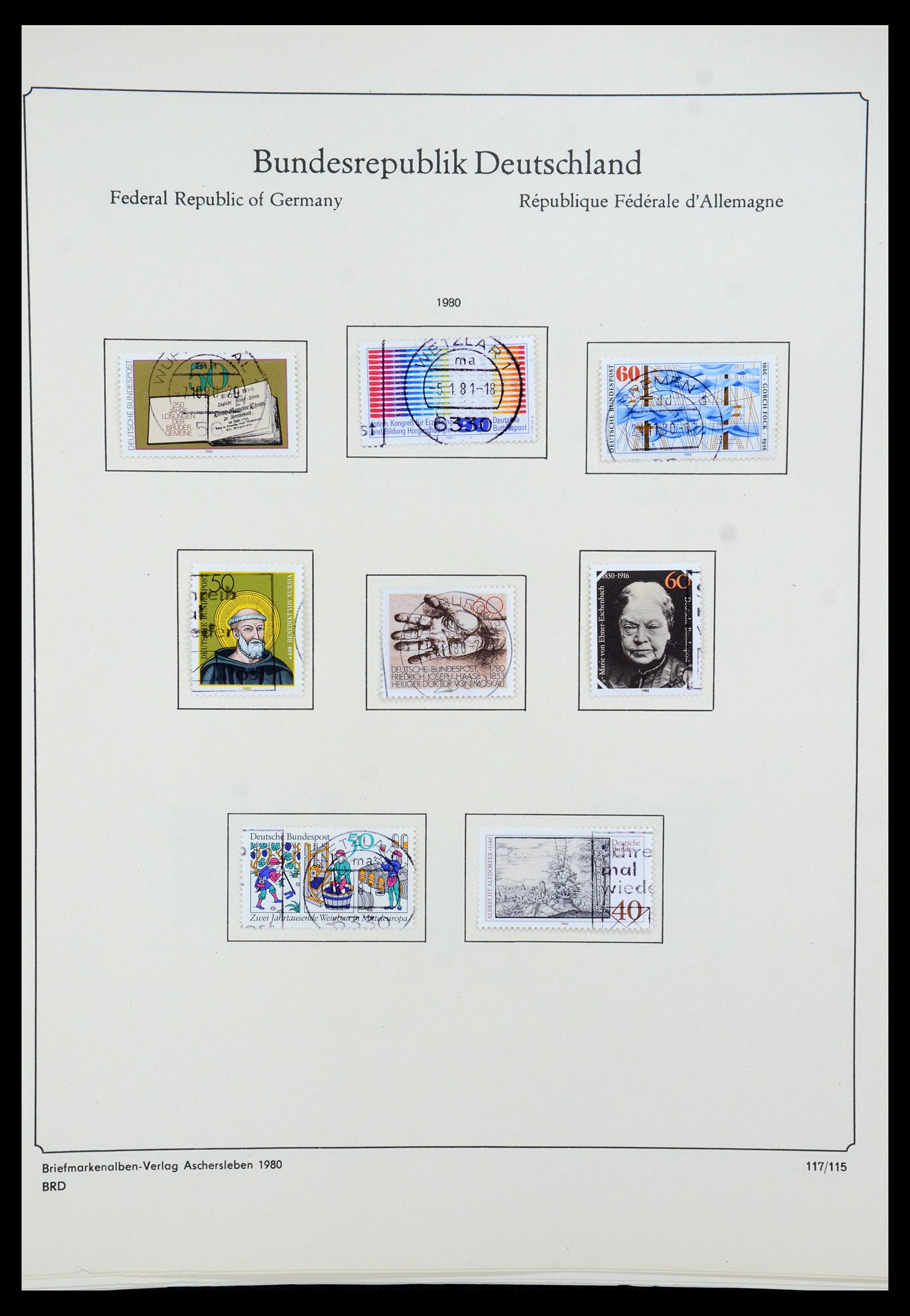 35548 122 - Postzegelverzameling 35548 Duitsland 1945-1989.