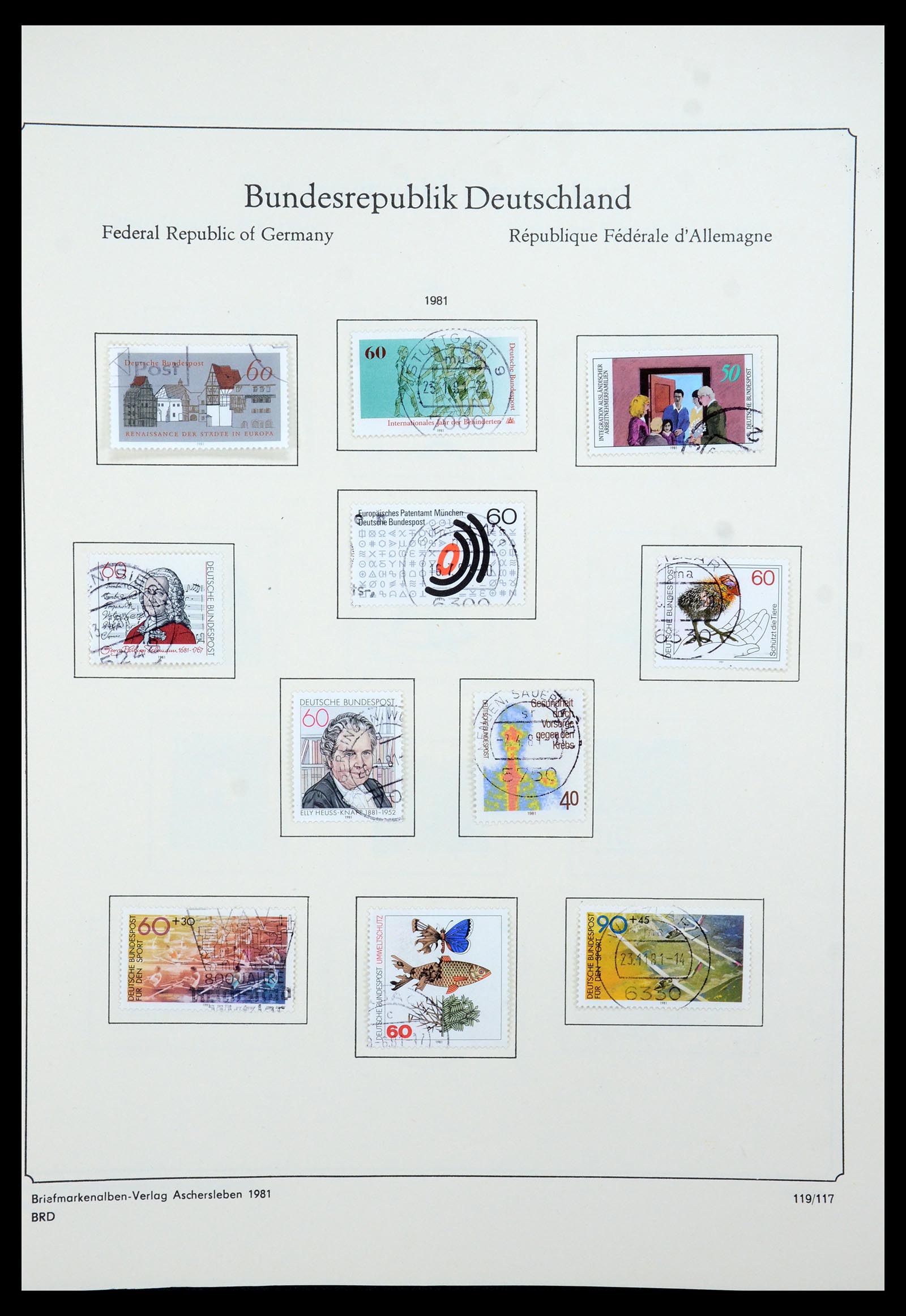 35548 124 - Postzegelverzameling 35548 Duitsland 1945-1989.